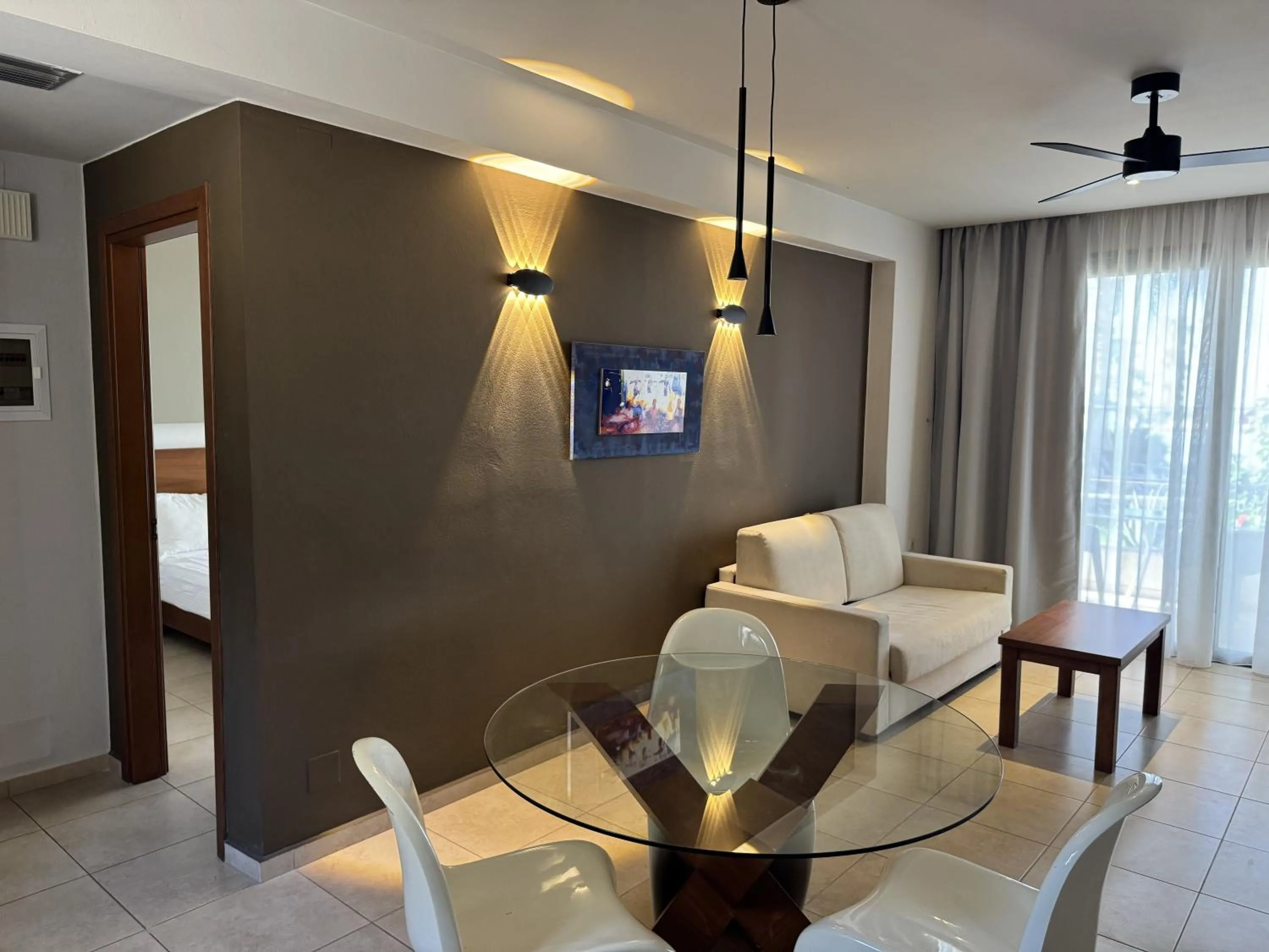 Living room in The Noverian Scenic Crete 5 Star Hilltop Villa Resort & Spa