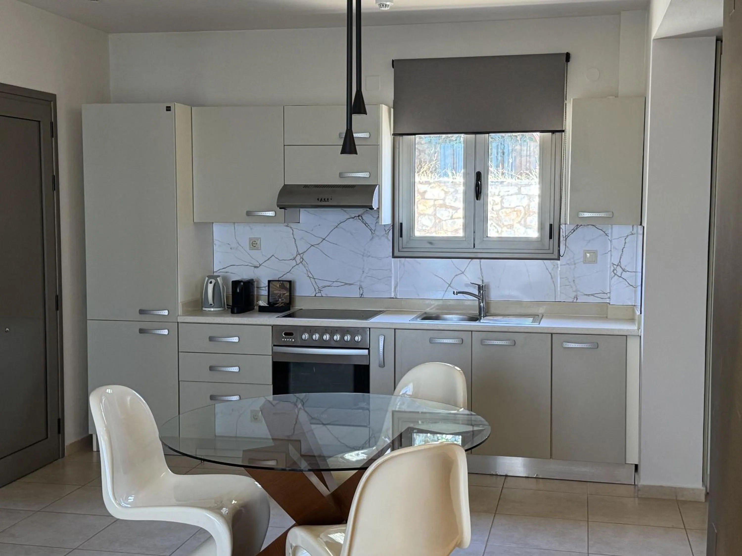 kitchen in The Noverian Scenic Crete 5 Star Hilltop Villa Resort & Spa