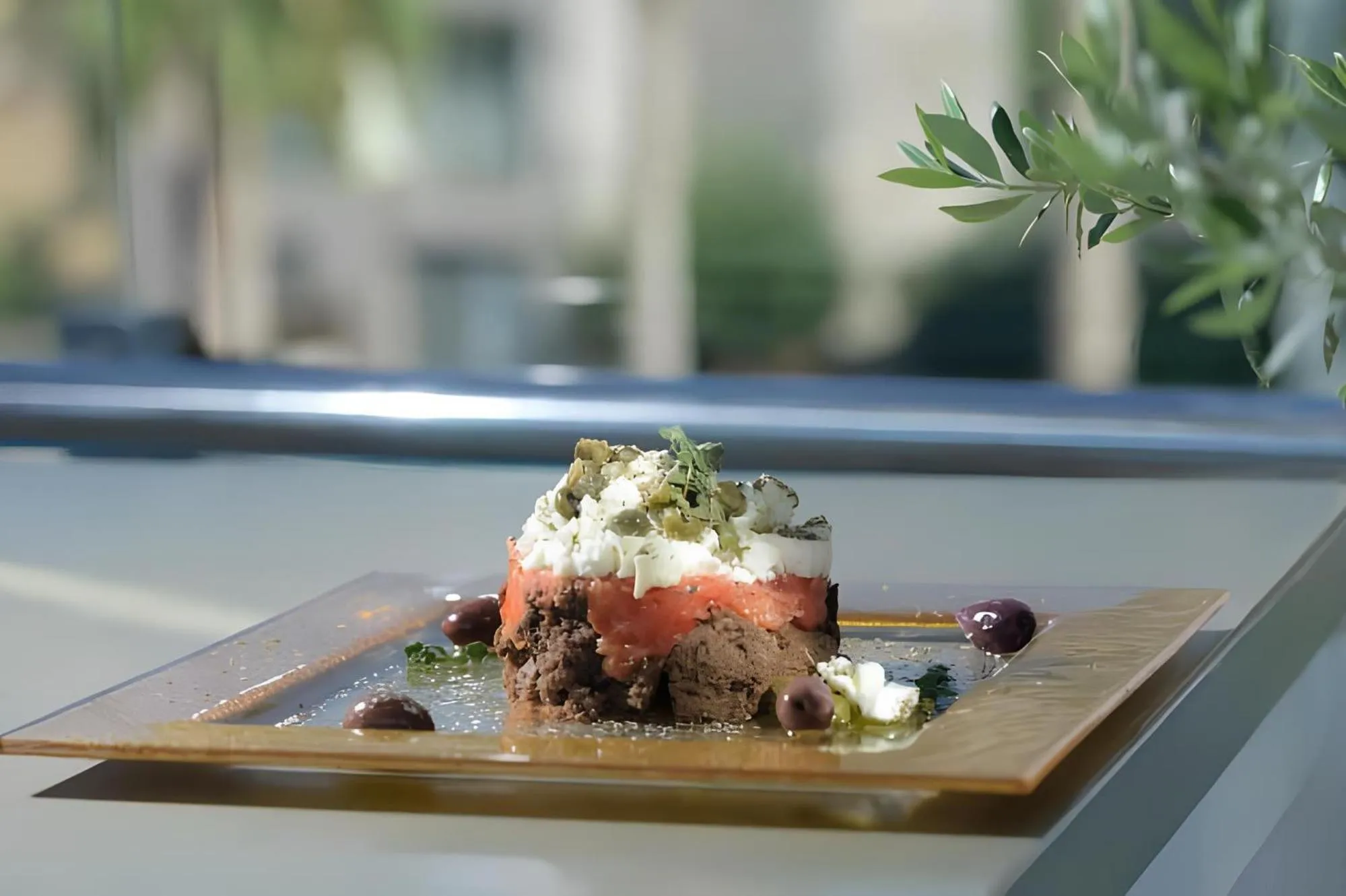 Food close-up in The Noverian Scenic Crete 5 Star Hilltop Villa Resort & Spa