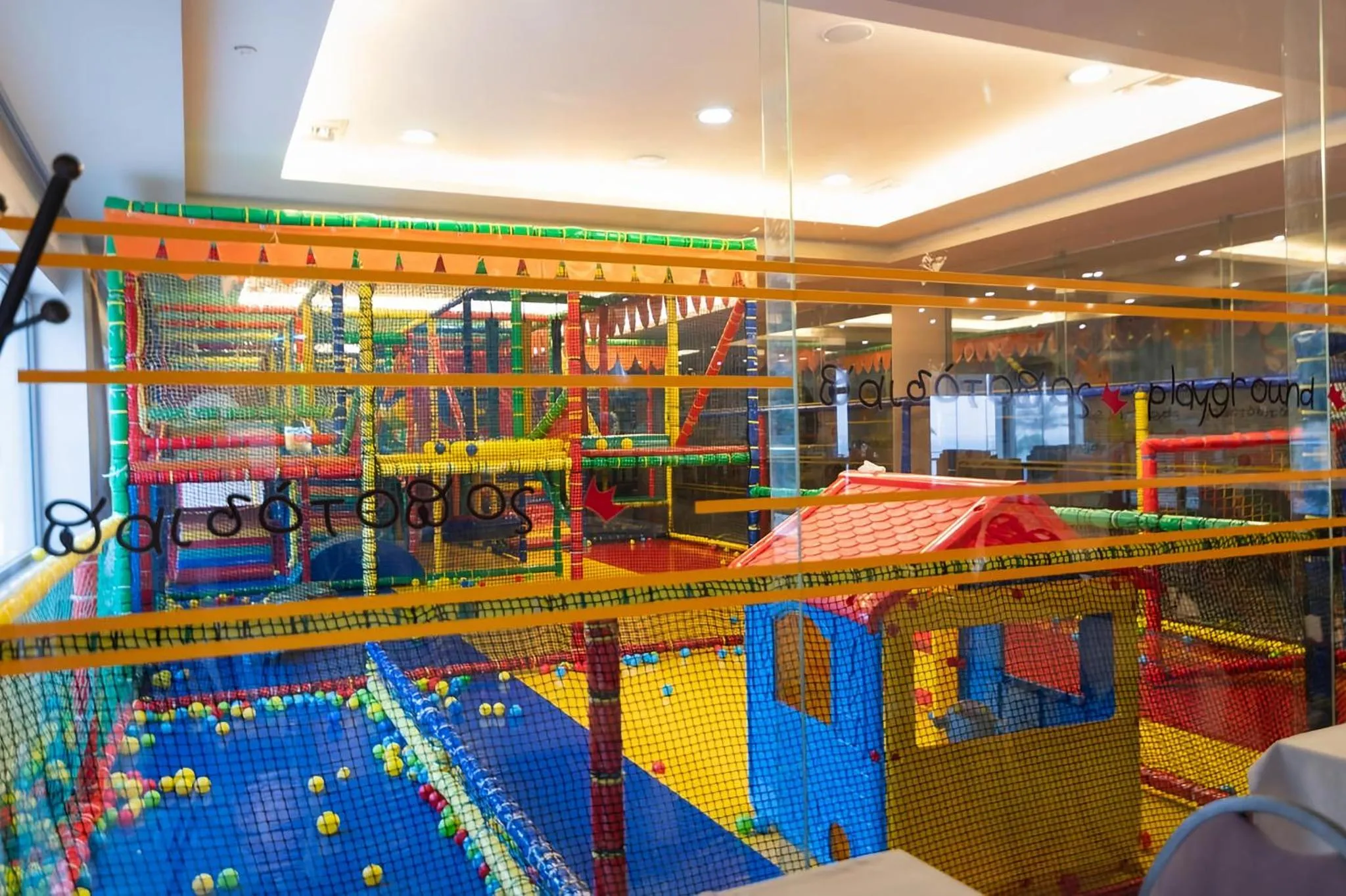 Children play ground in The Noverian Scenic Crete 5 Star Hilltop Villa Resort & Spa