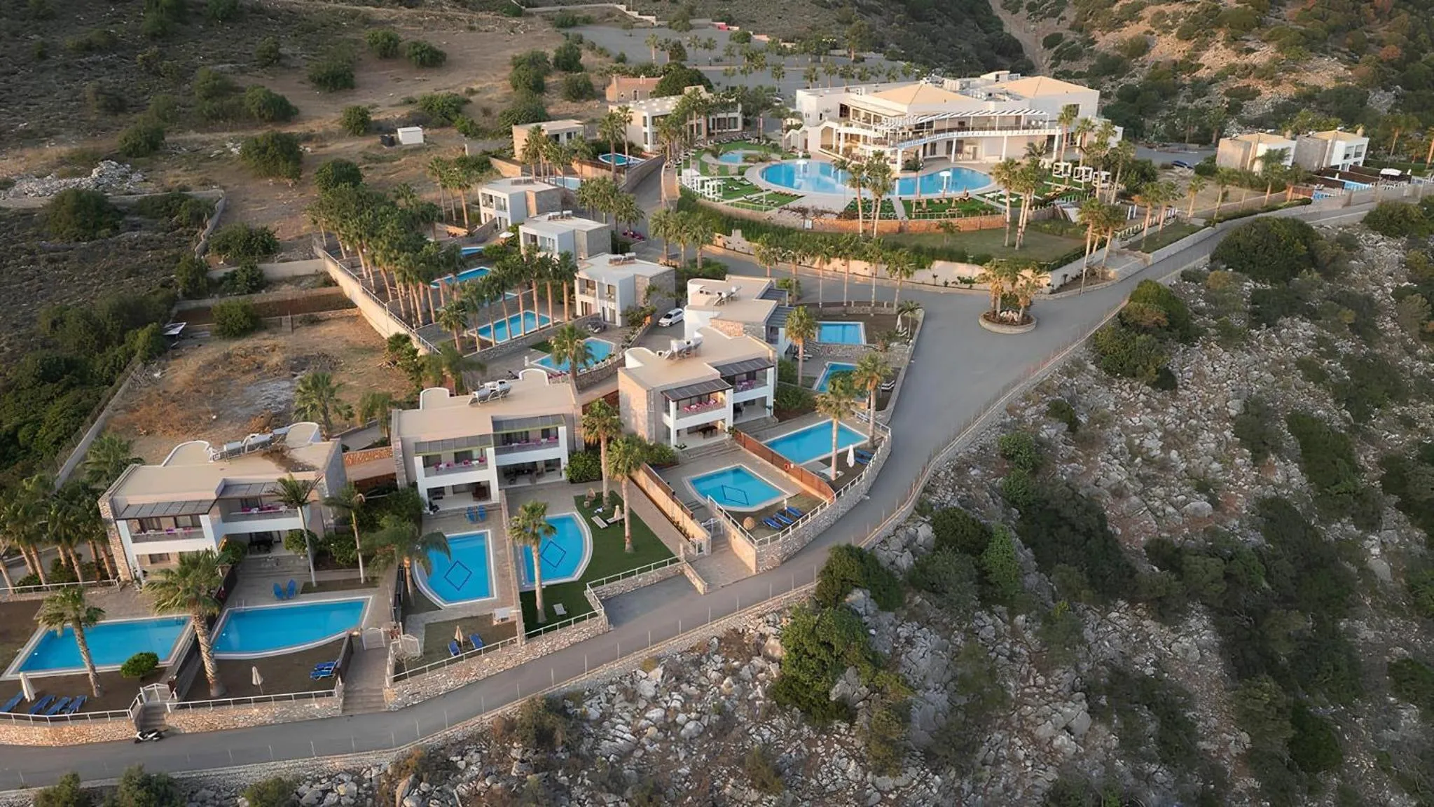 Property building in The Noverian Scenic Crete 5 Star Hilltop Villa Resort & Spa