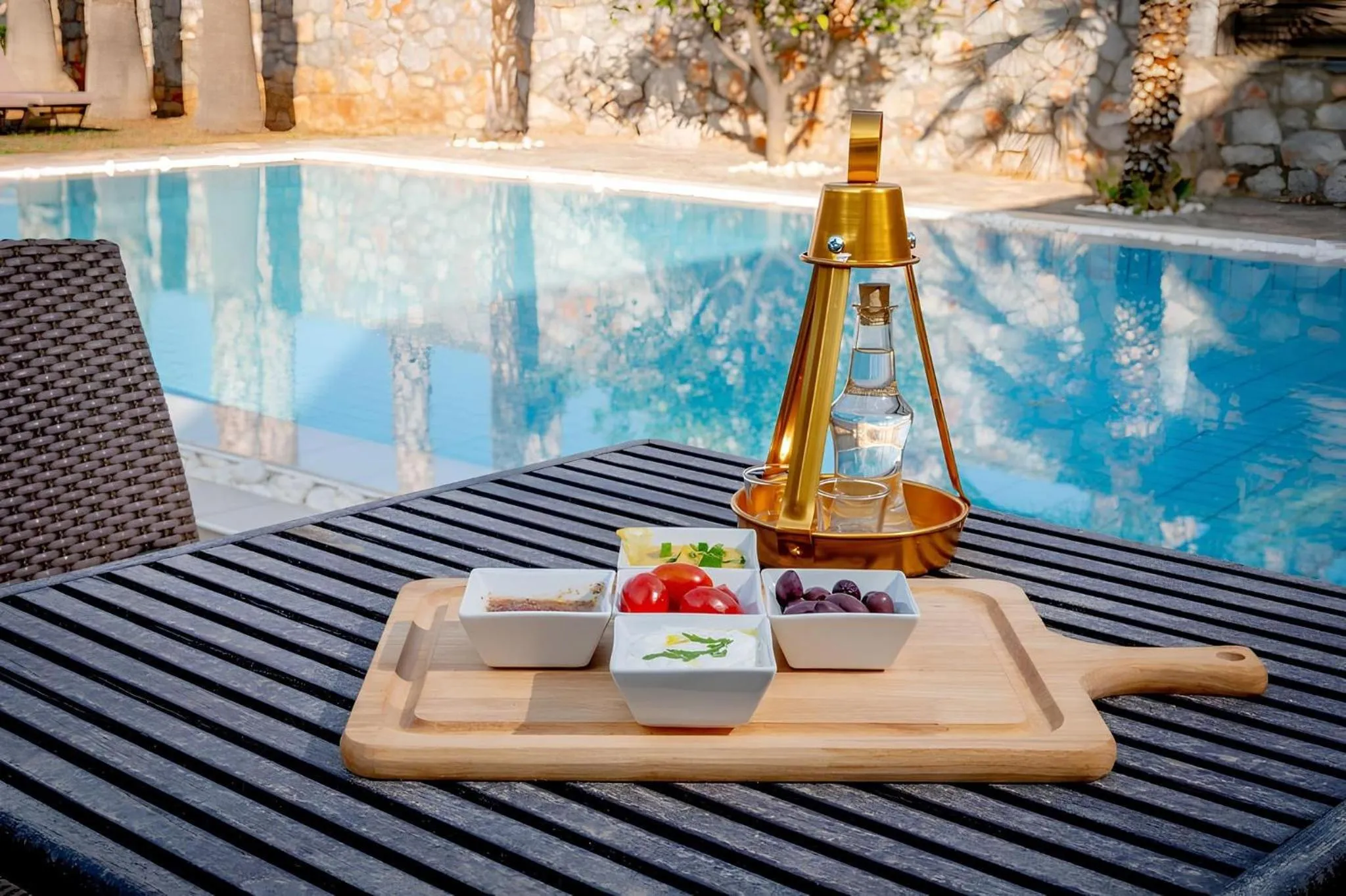 Swimming pool in The Noverian Scenic Crete 5 Star Hilltop Villa Resort & Spa