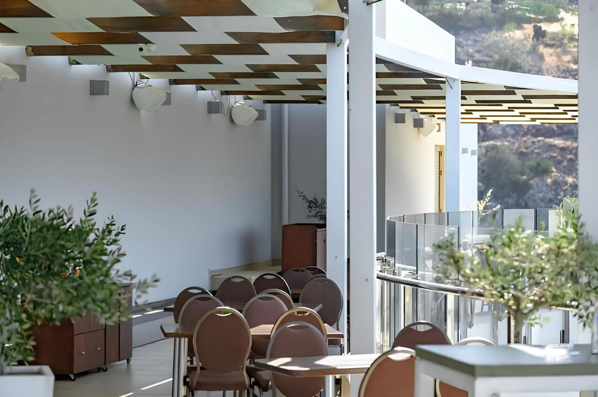 Restaurant/places to eat in The Noverian Scenic Crete 5 Star Hilltop Villa Resort & Spa