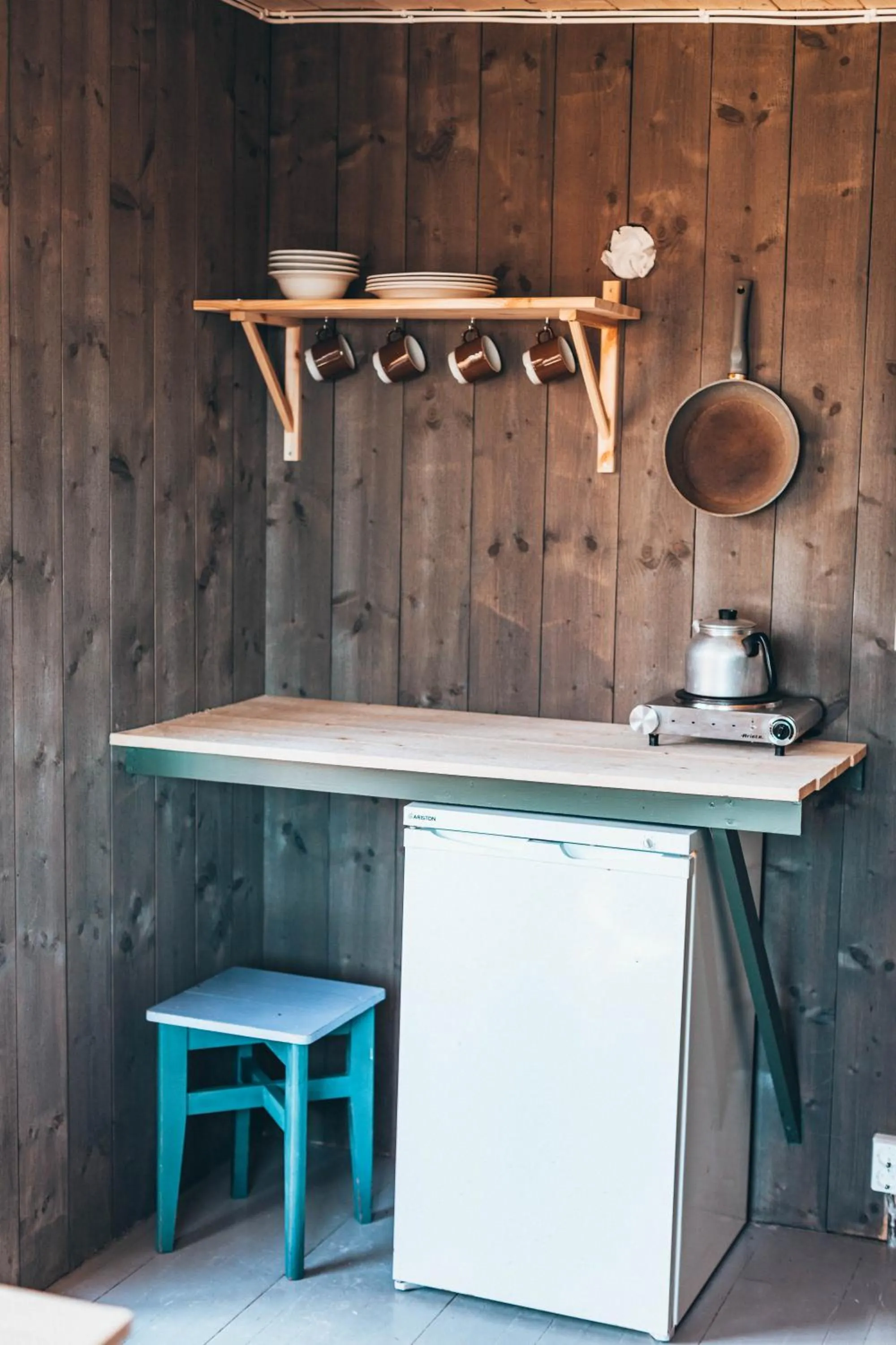 Kitchen or kitchenette in Skårungen - Hotel, Cabins and Camping