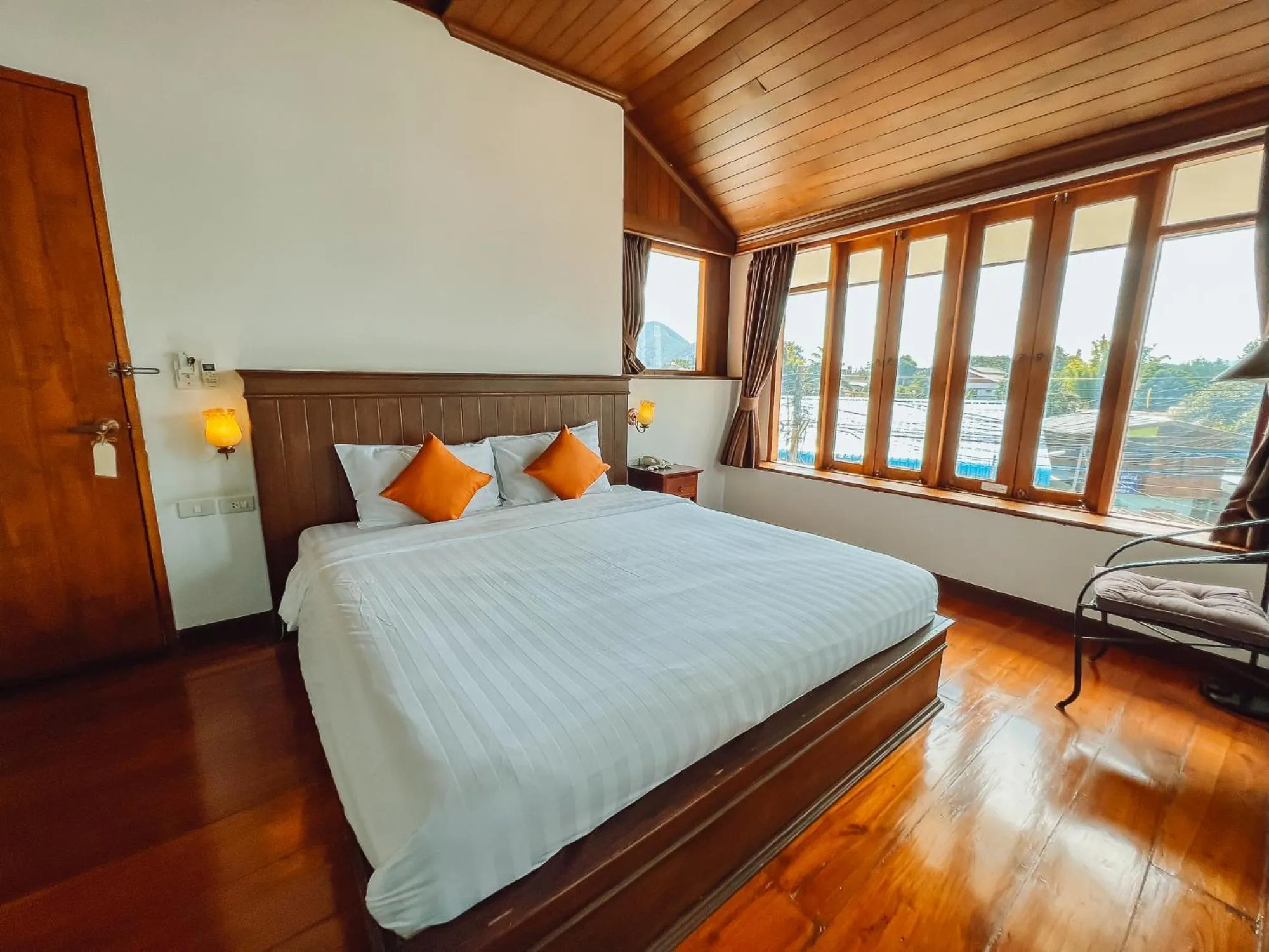 Bed in Pai Cherkaew Boutique House
