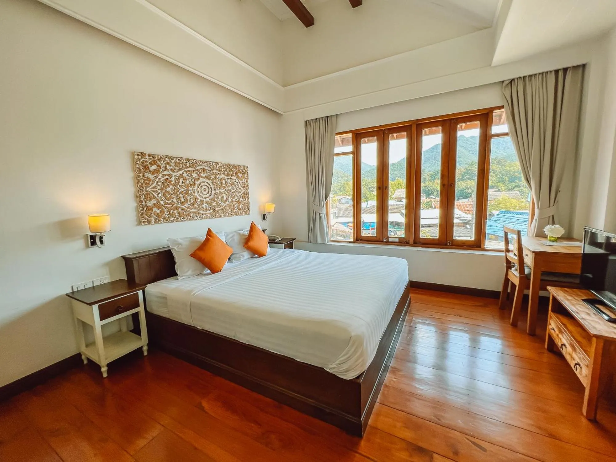 Bed in Pai Cherkaew Boutique House