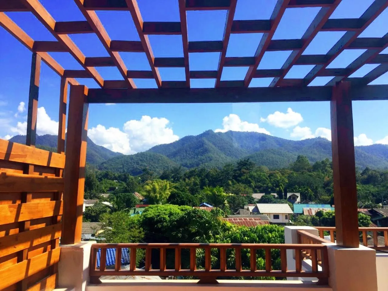 Mountain view in Pai Cherkaew Boutique House