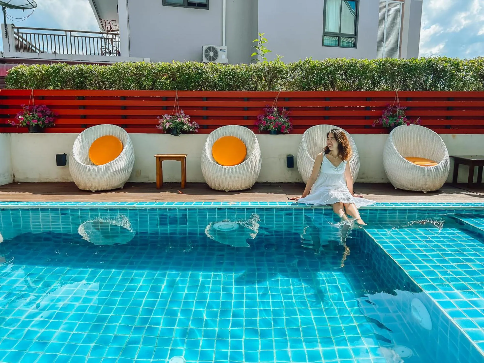Swimming pool in Pai Cherkaew Boutique House