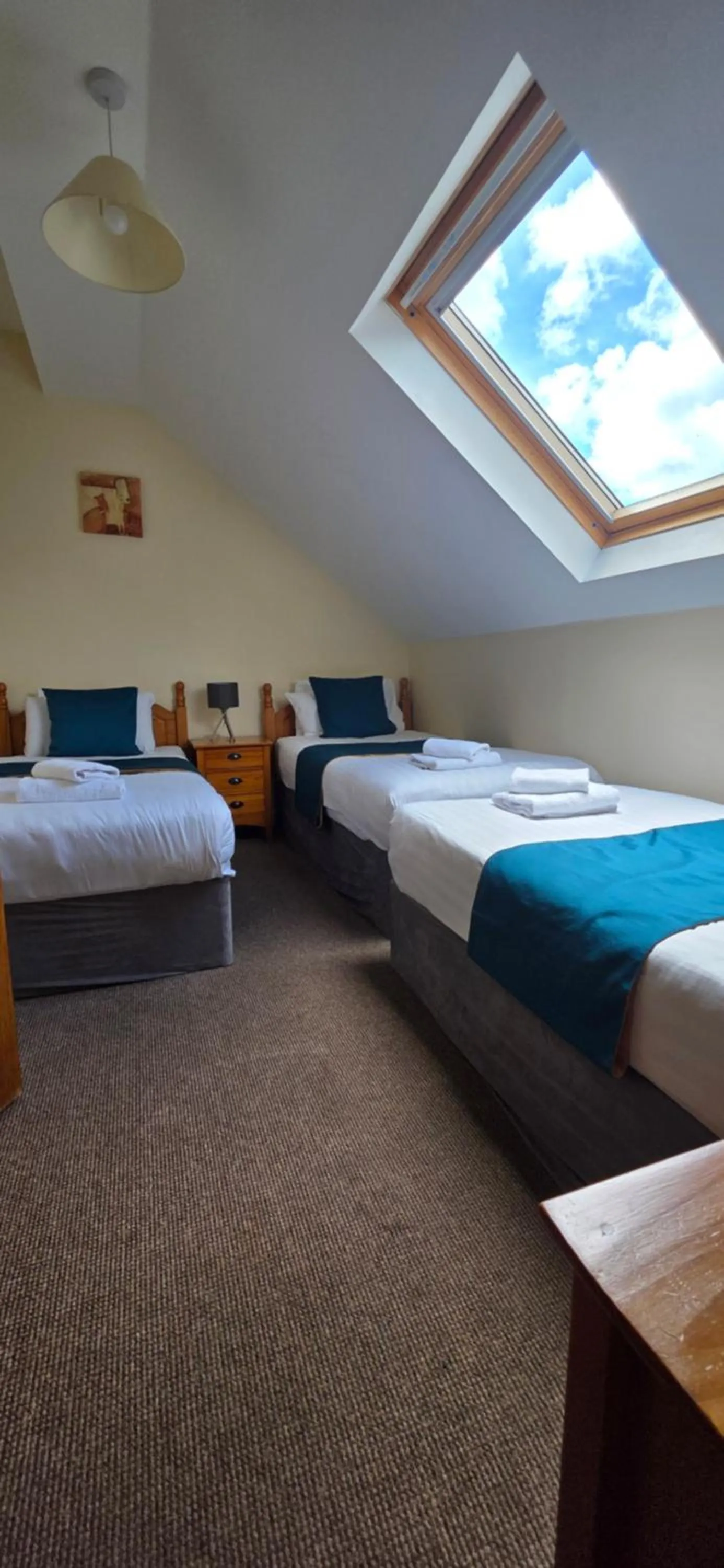 Bed in The Courtyard Apartments