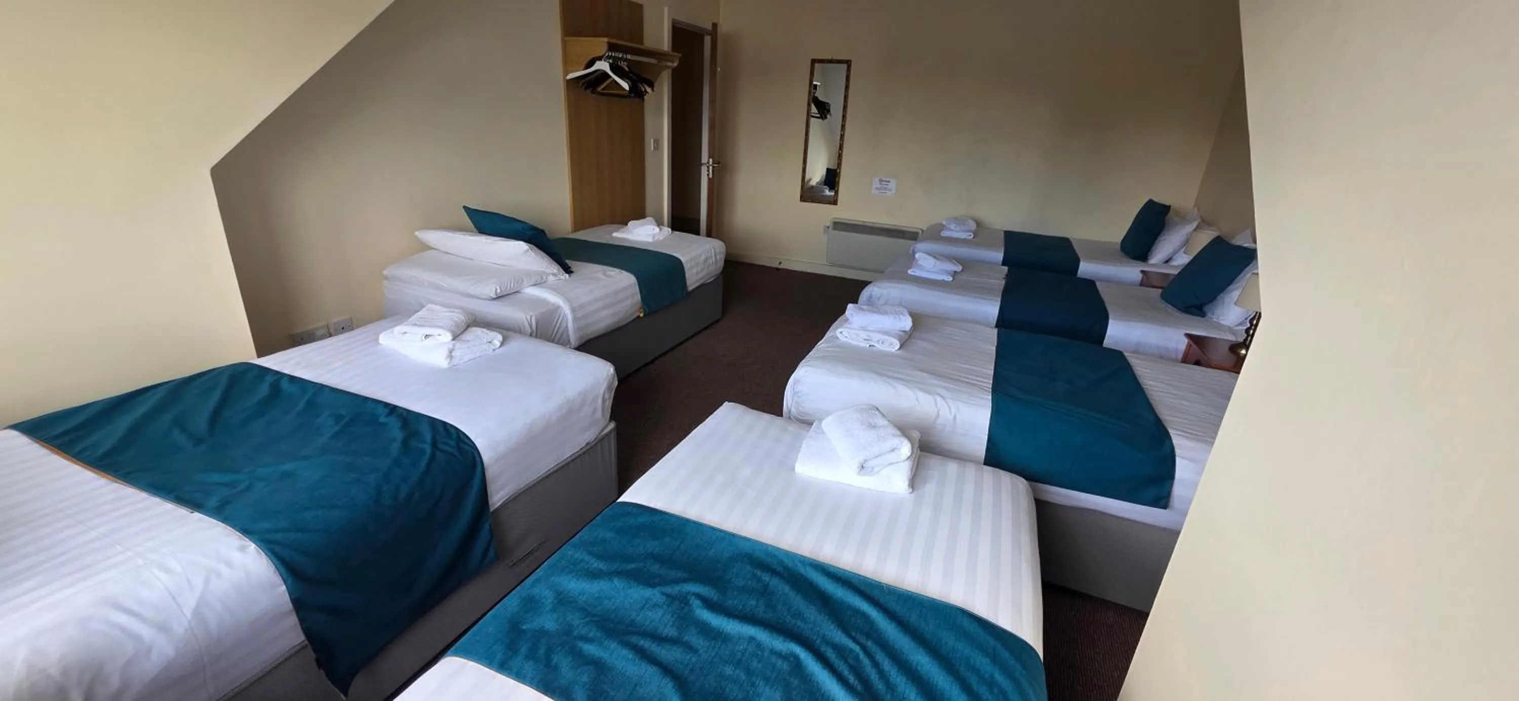 Bed in The Courtyard Apartments