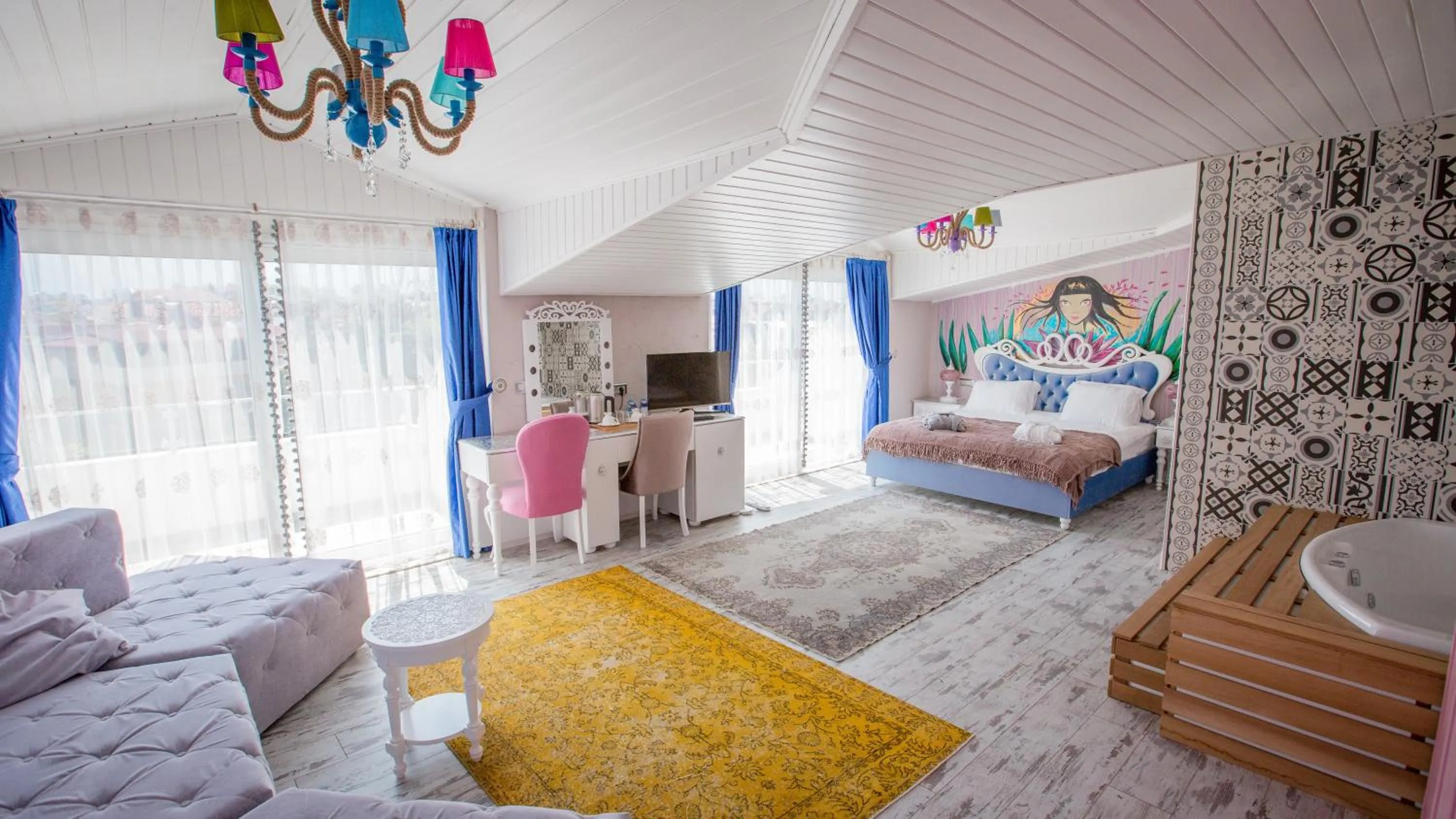 Natural landscape, Bed in Limnades Hotel İznik