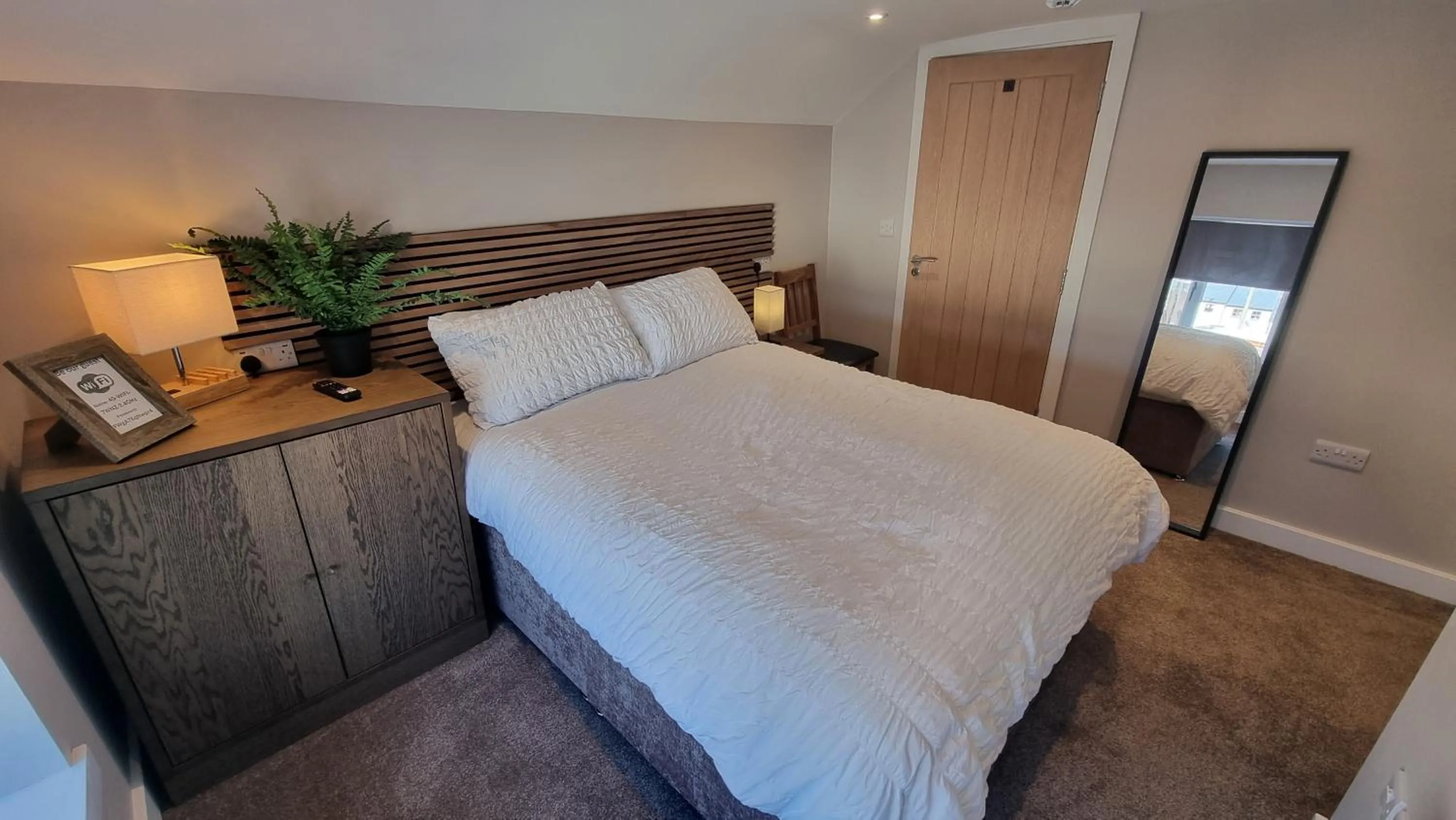 Bed in The Dolphin Hotel & Restaurant