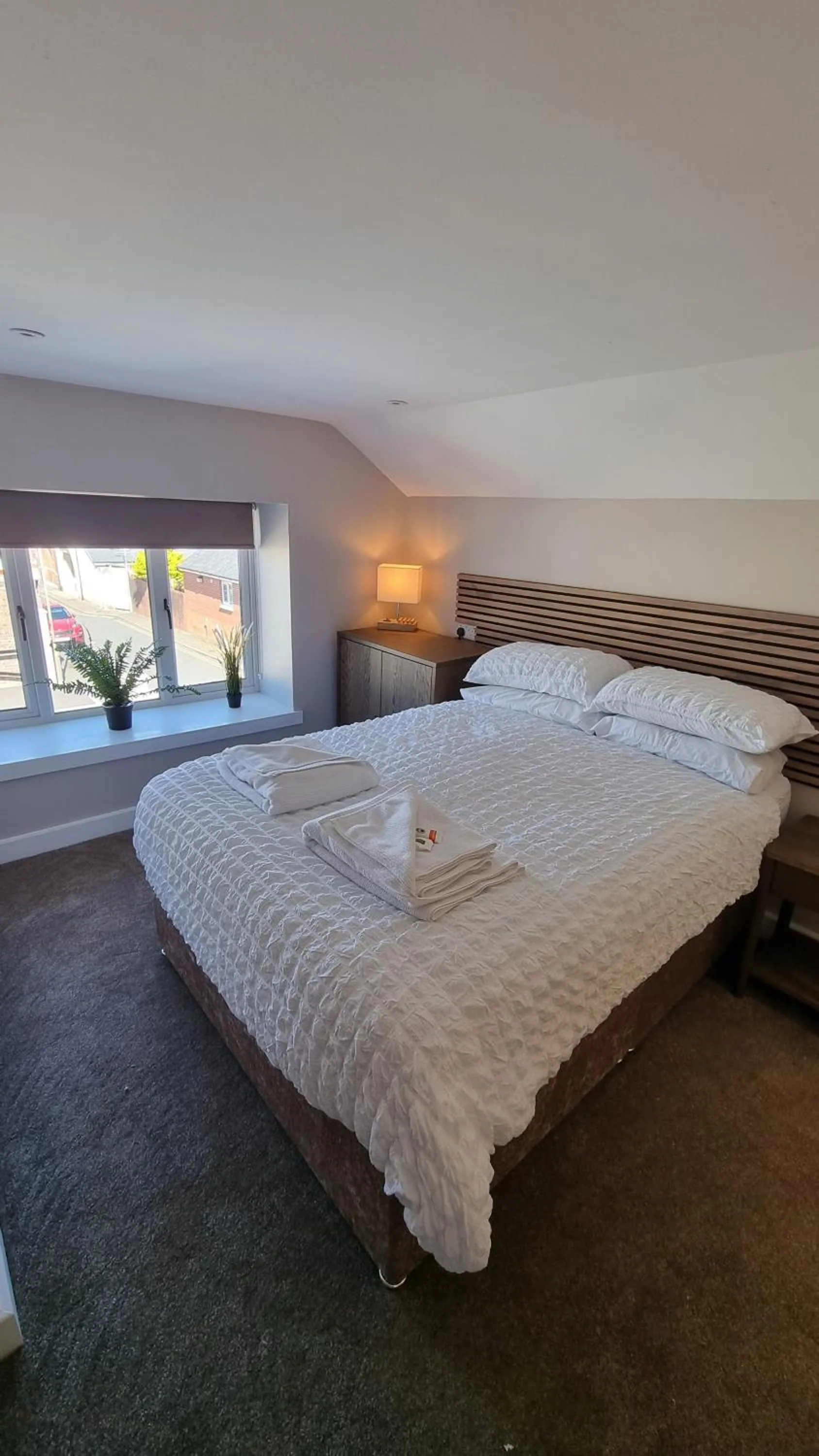 Bed in The Dolphin Hotel & Restaurant