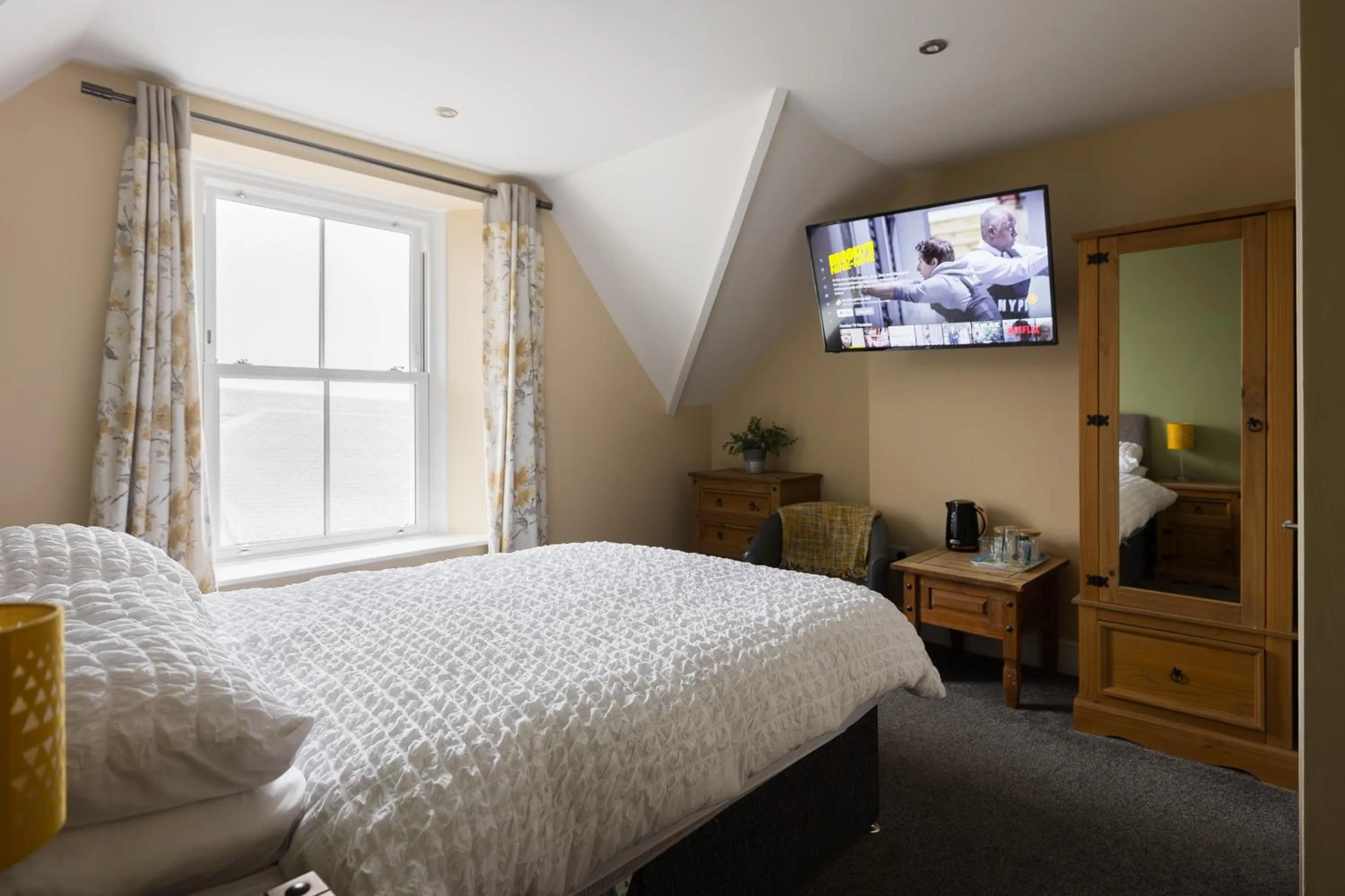 Bed in The Dolphin Hotel & Restaurant