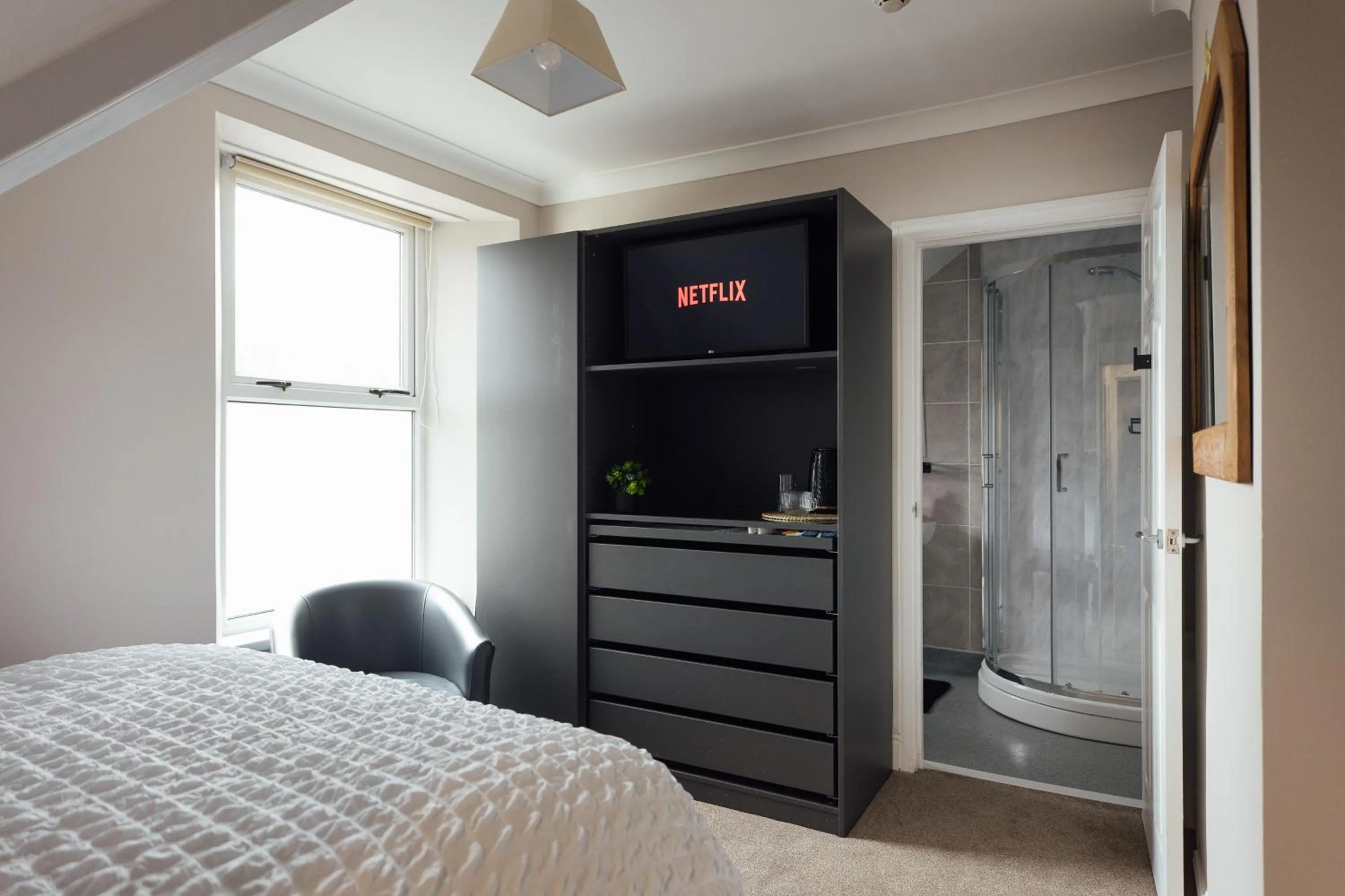 Bed in The Dolphin Hotel & Restaurant