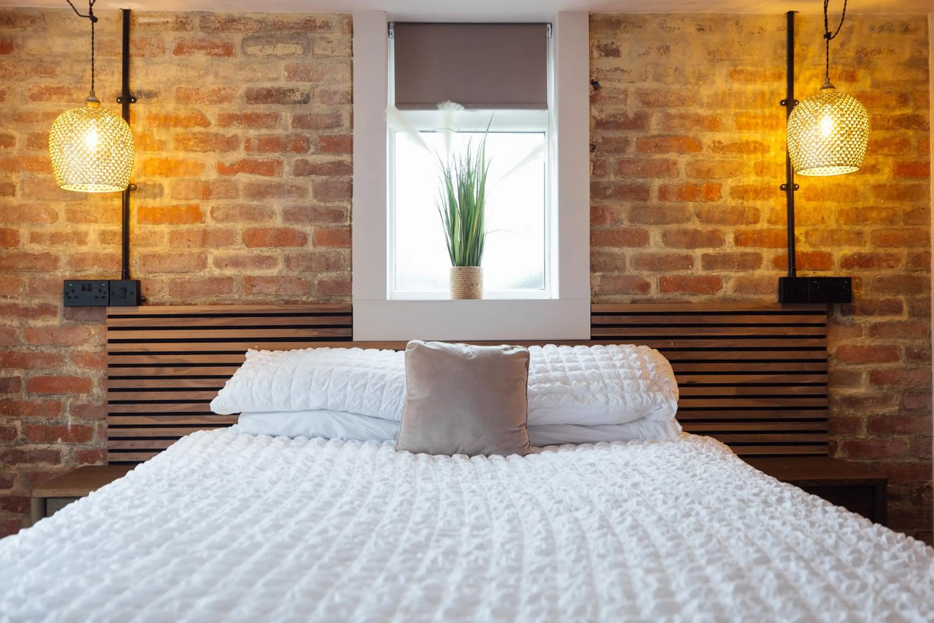 Bed in The Dolphin Hotel & Restaurant