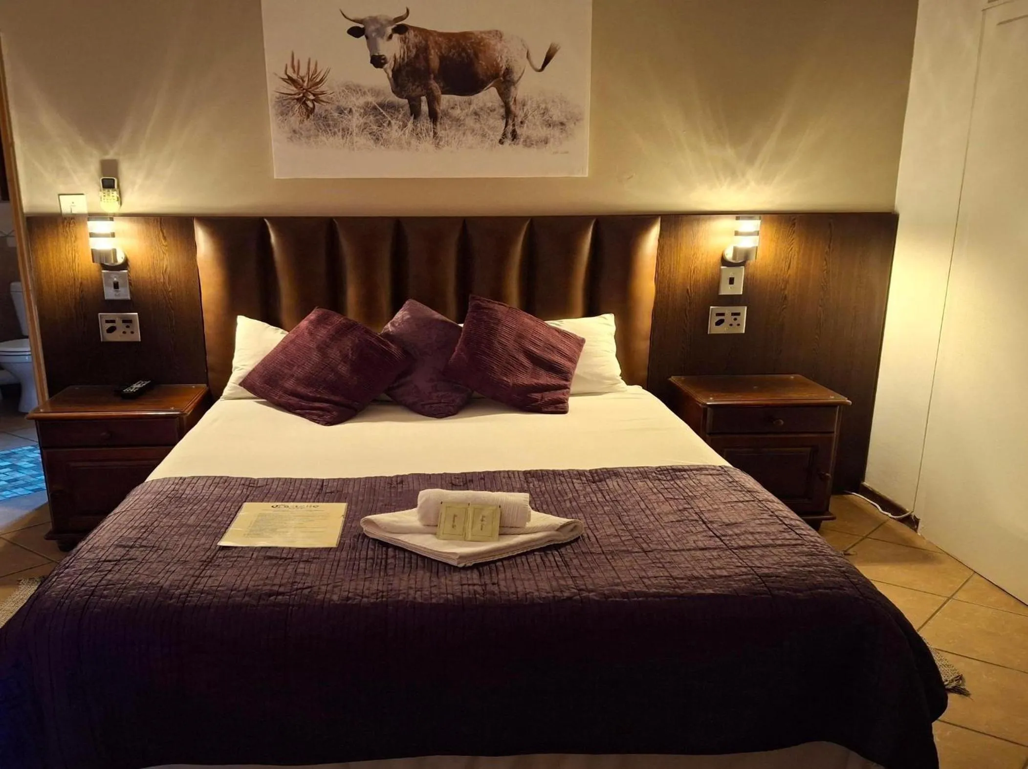 Bed in Castello Guesthouse Vryburg