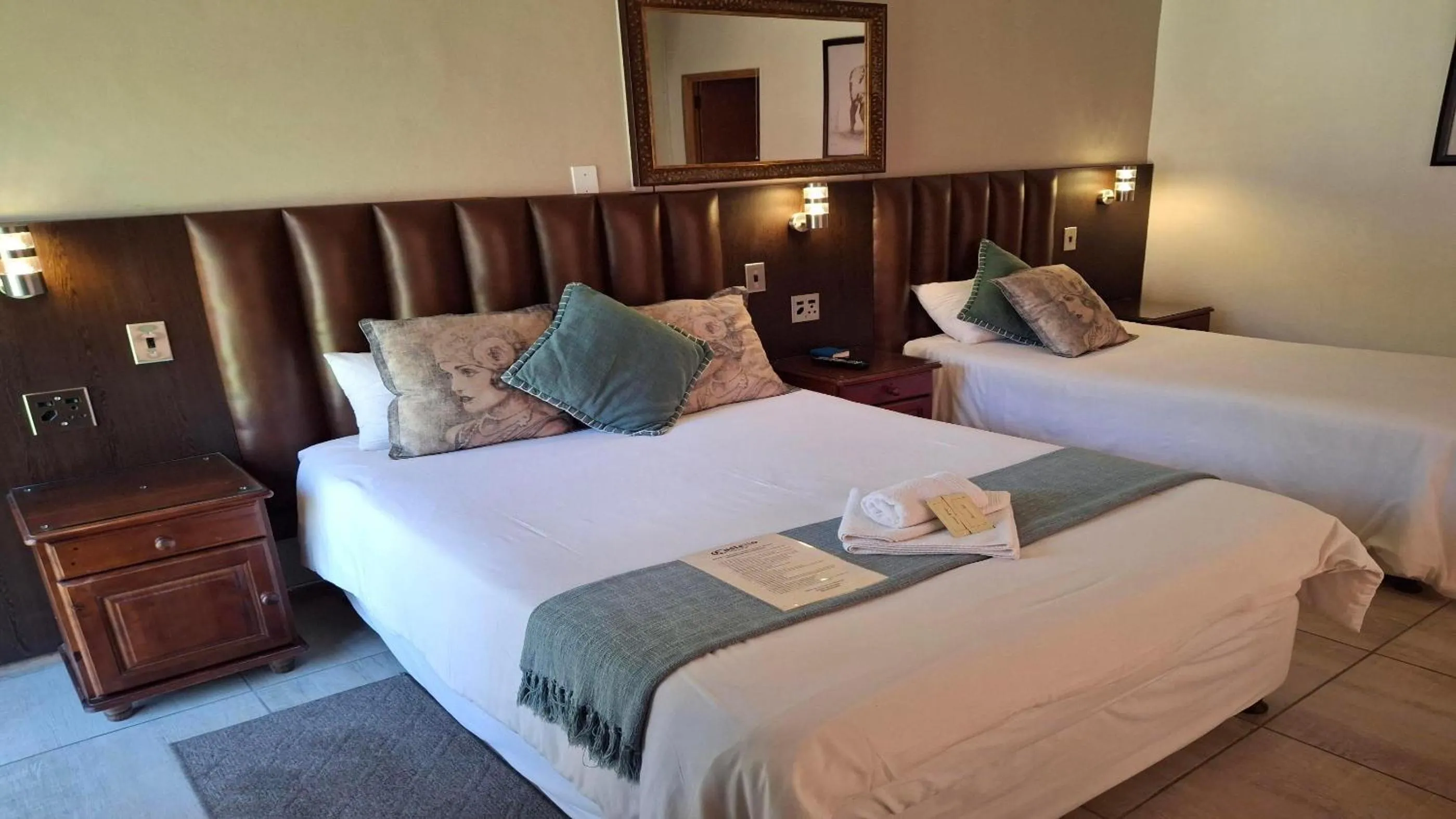 Bed in Castello Guesthouse Vryburg