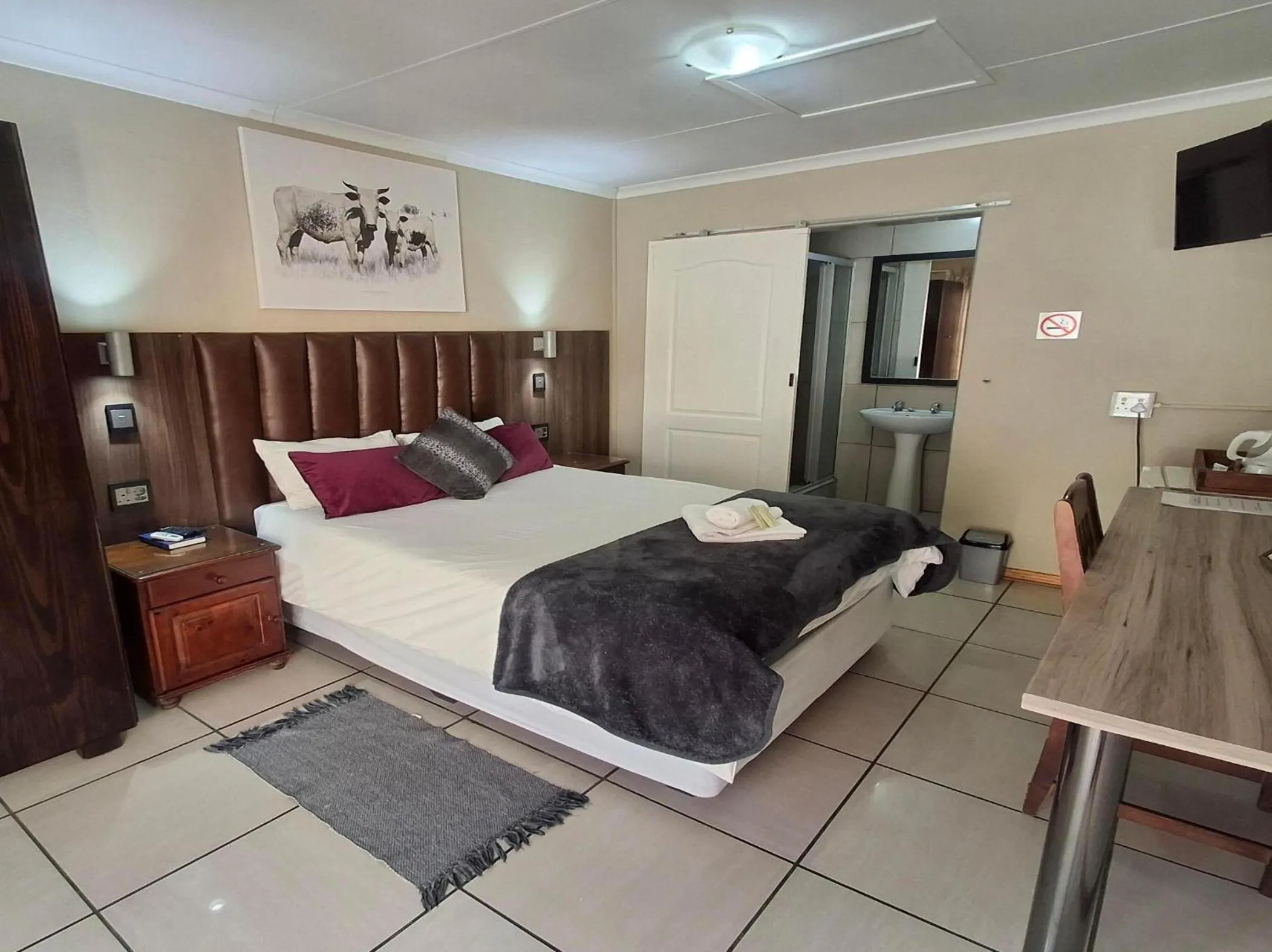 Bed in Castello Guesthouse Vryburg