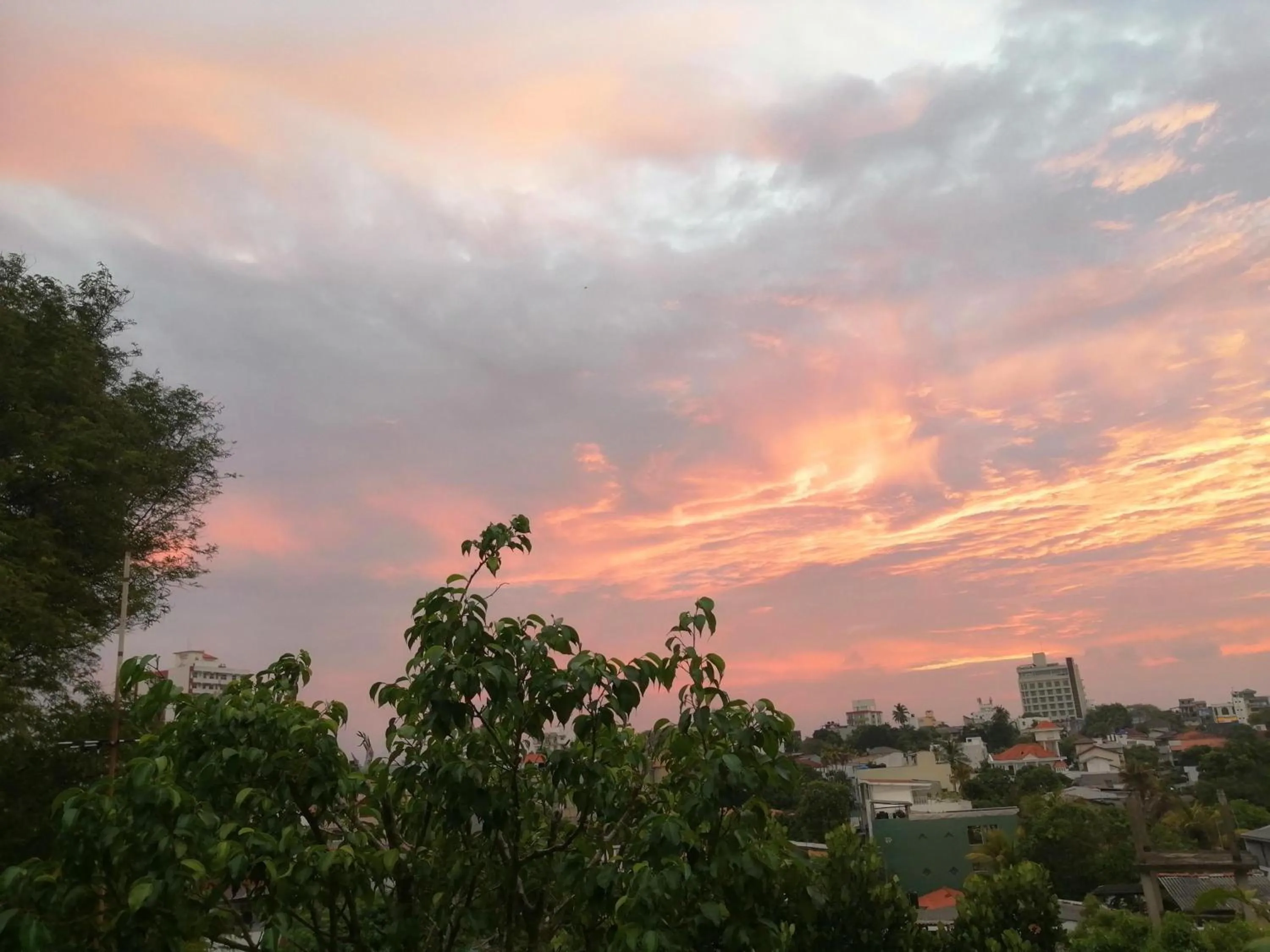 Sunset in Sithila Villa