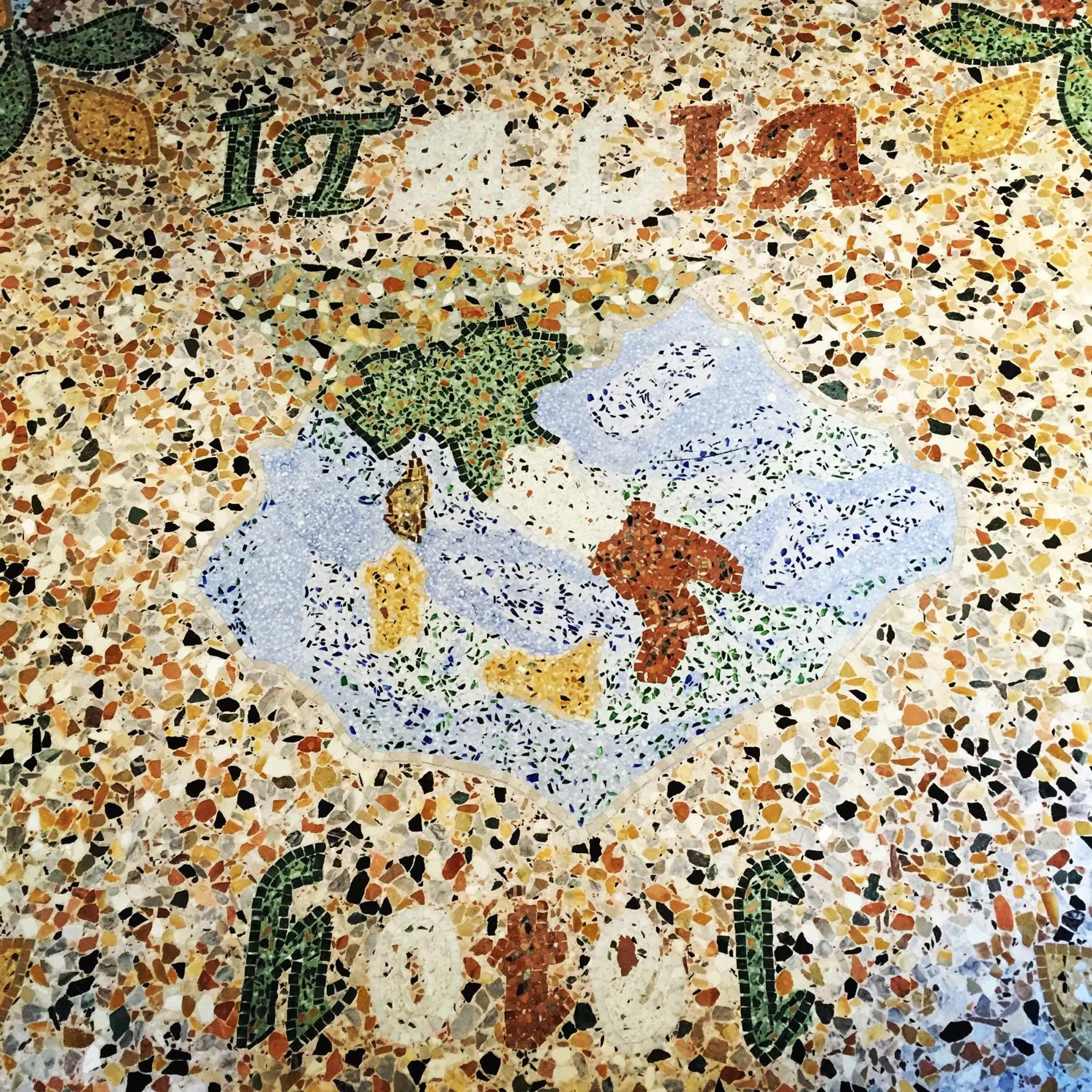 Decorative detail in Hotel Italia