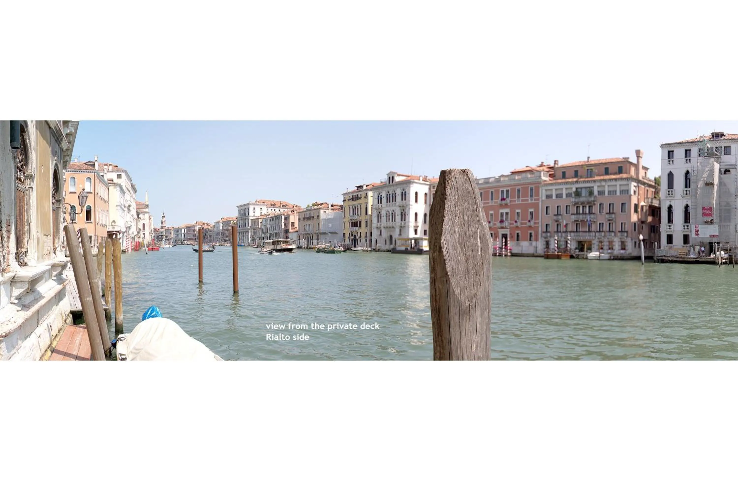 Sea view in TRIBUNO Grand Canal