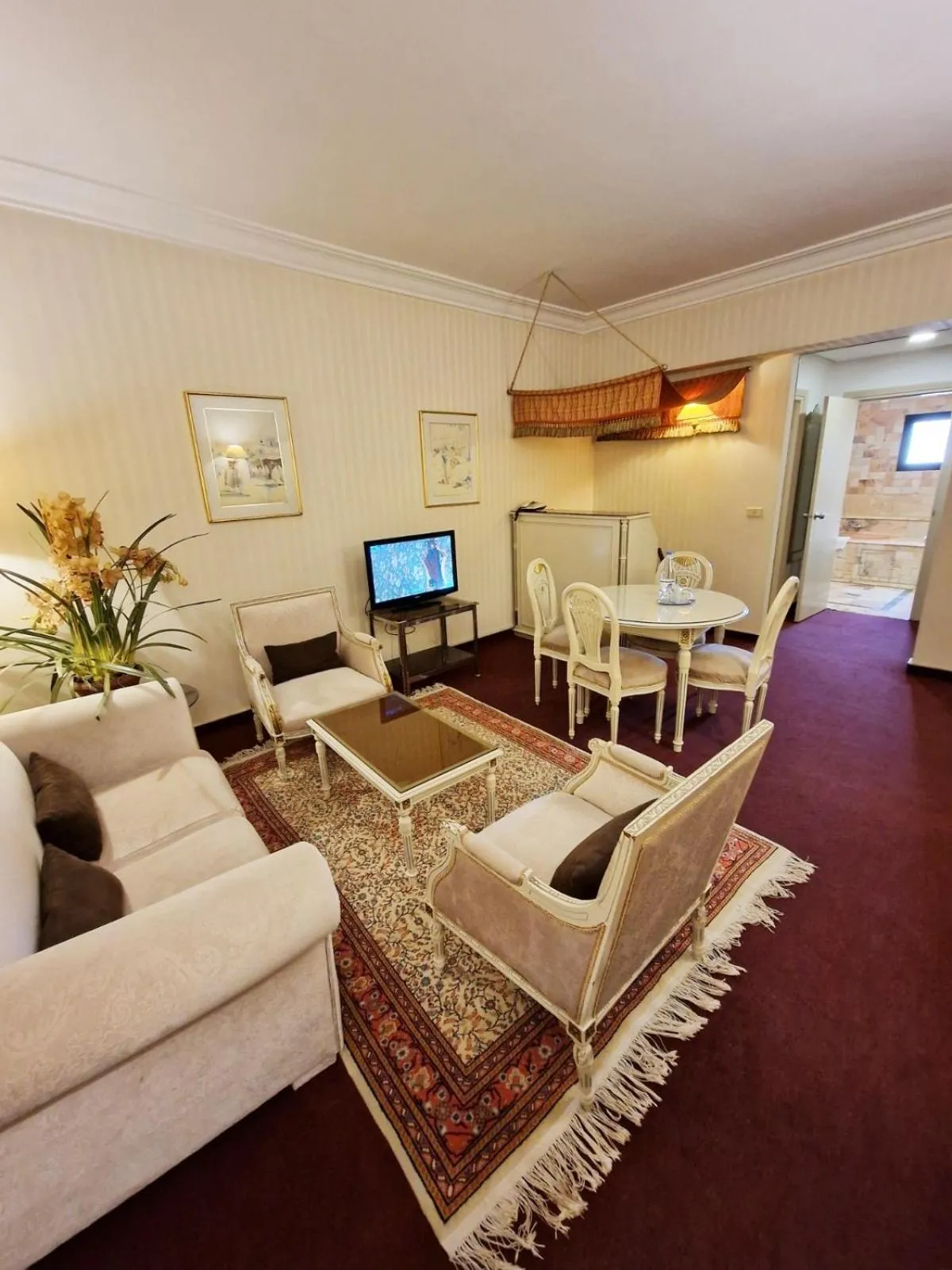 Living room in Hôtel Belvédère Fourati