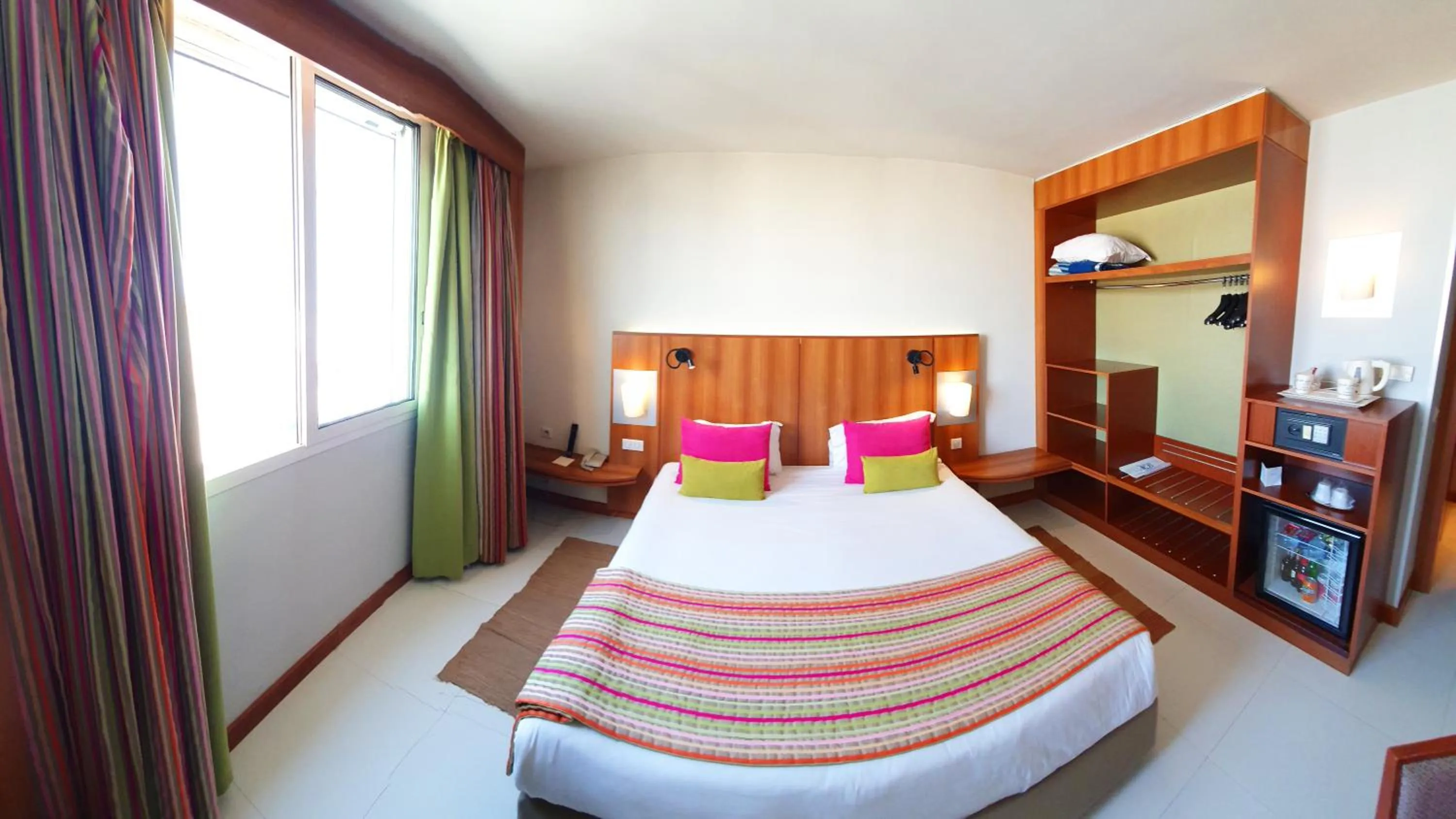 Bed in Hôtel Belvédère Fourati