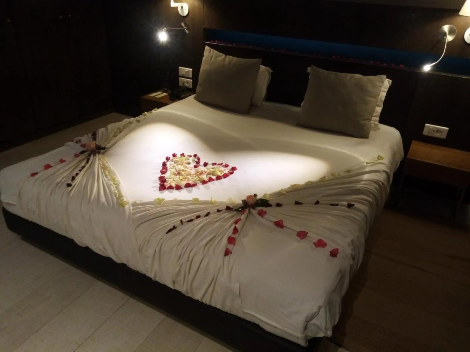 Bed in Hôtel Belvédère Fourati