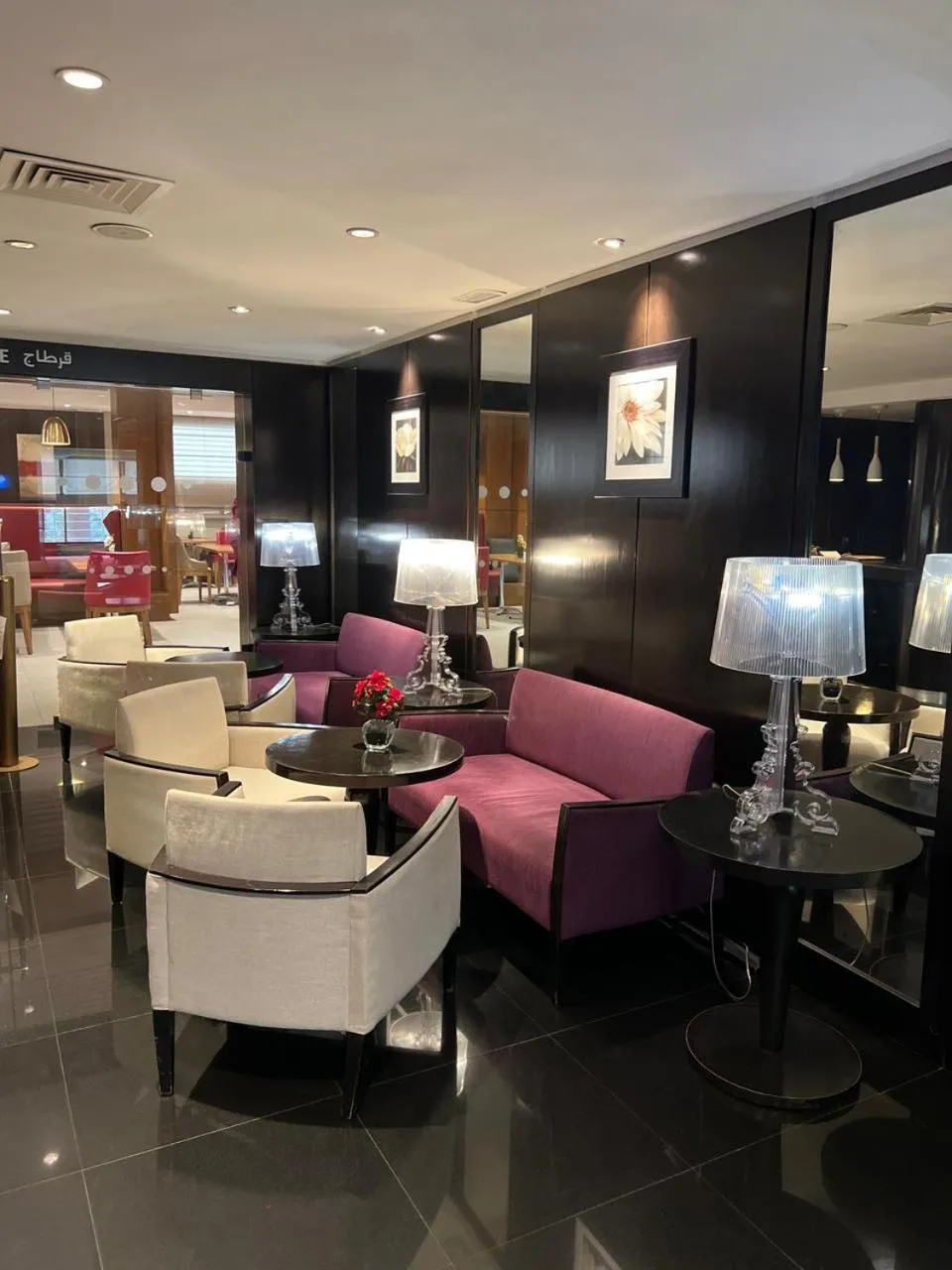 Seating area in Hôtel Belvédère Fourati