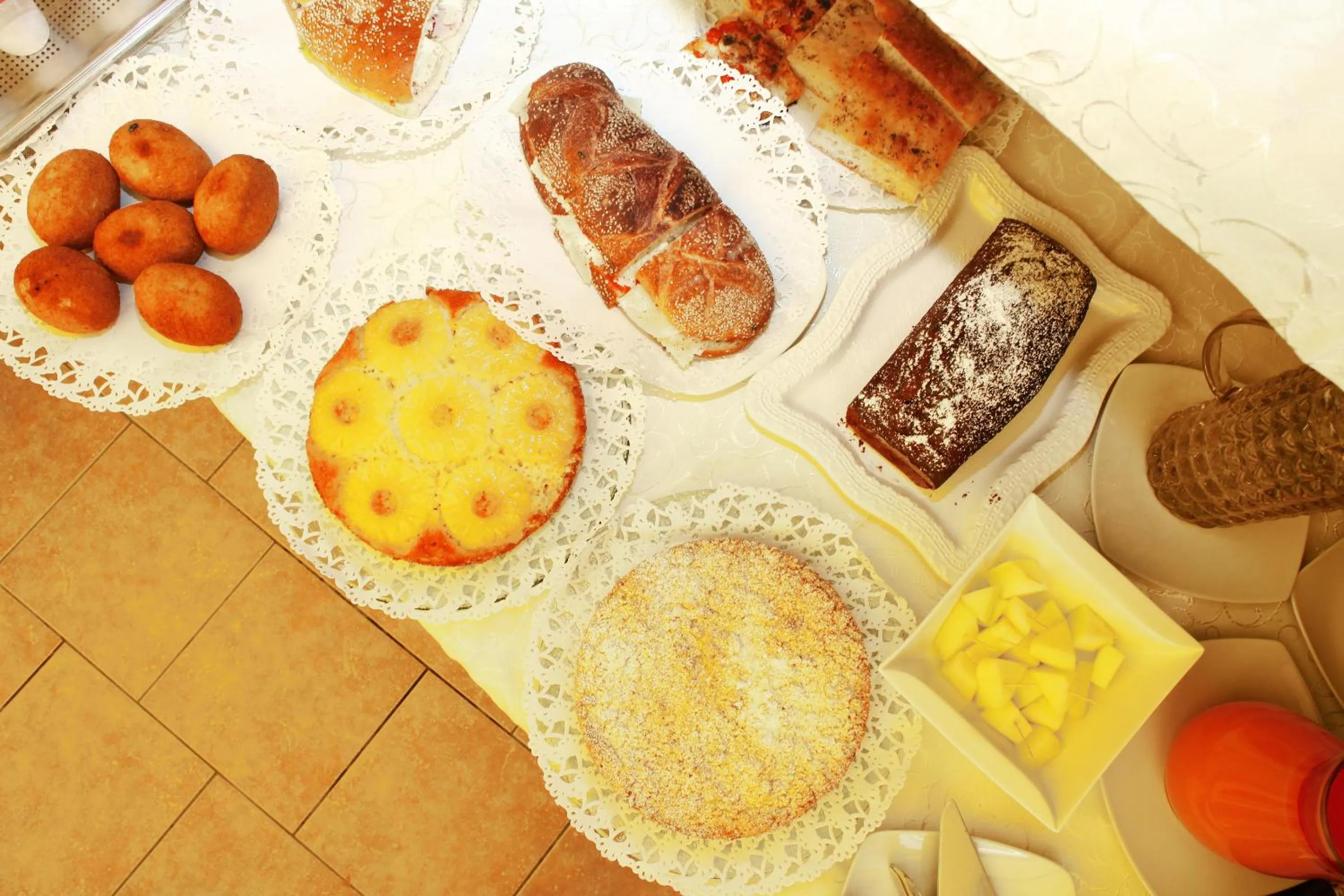 Buffet breakfast in Coralia Bed & Breakfast