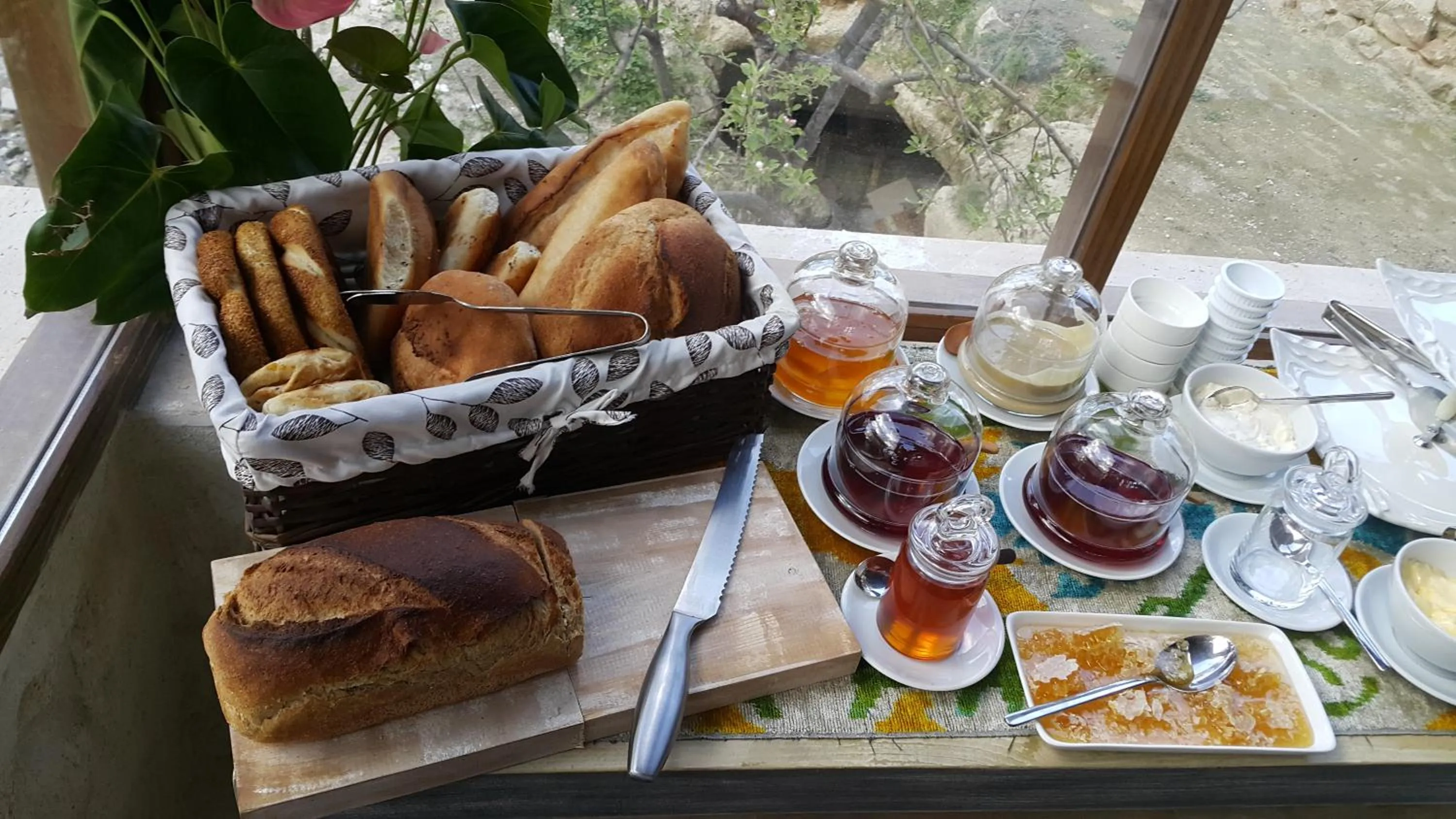 Food close-up in Elaa Cave Hotel