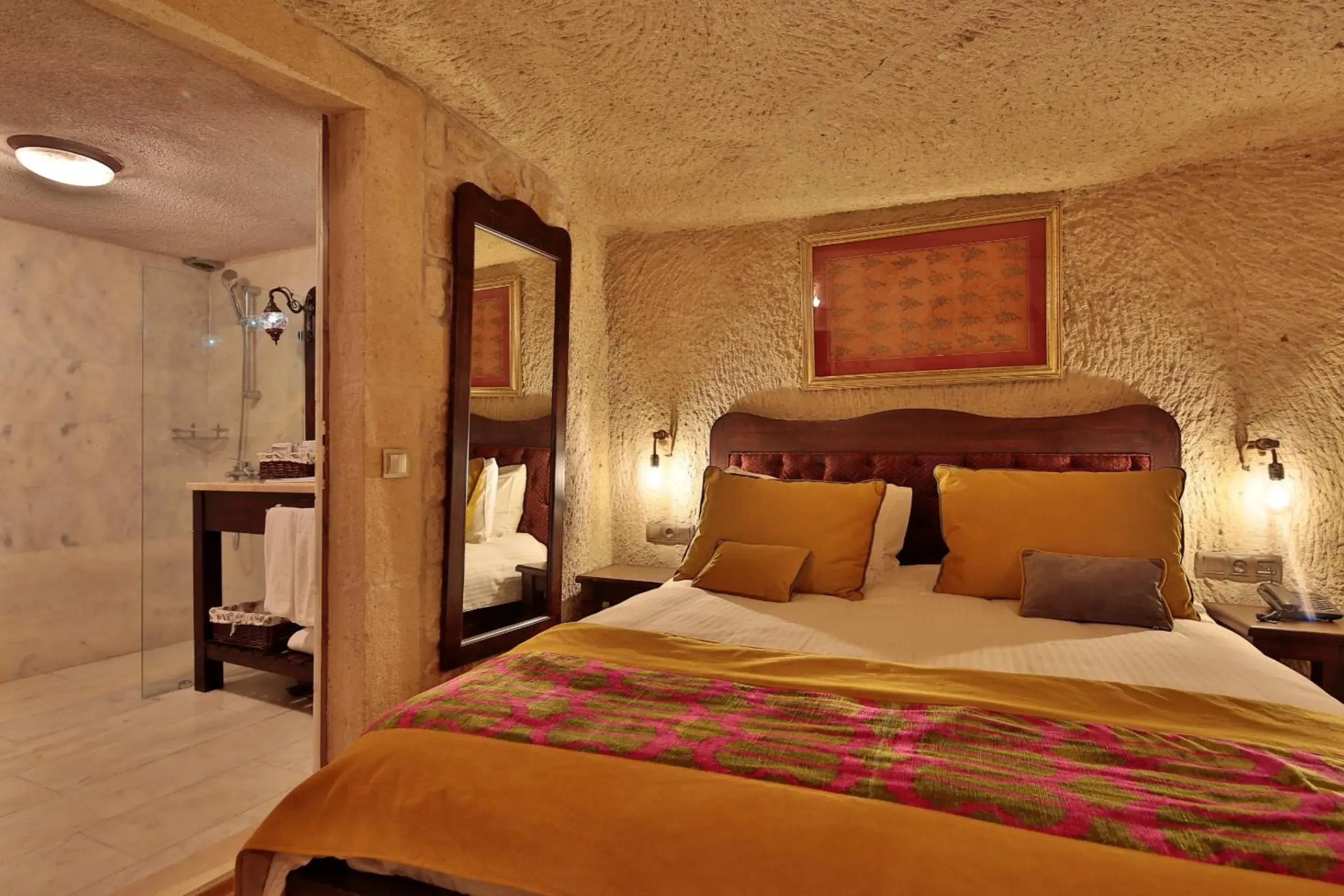 Double Cave Room with Private Bathroom in Elaa Cave Hotel Double Cave Room with Private Bathroom in Elaa Cave Hotel