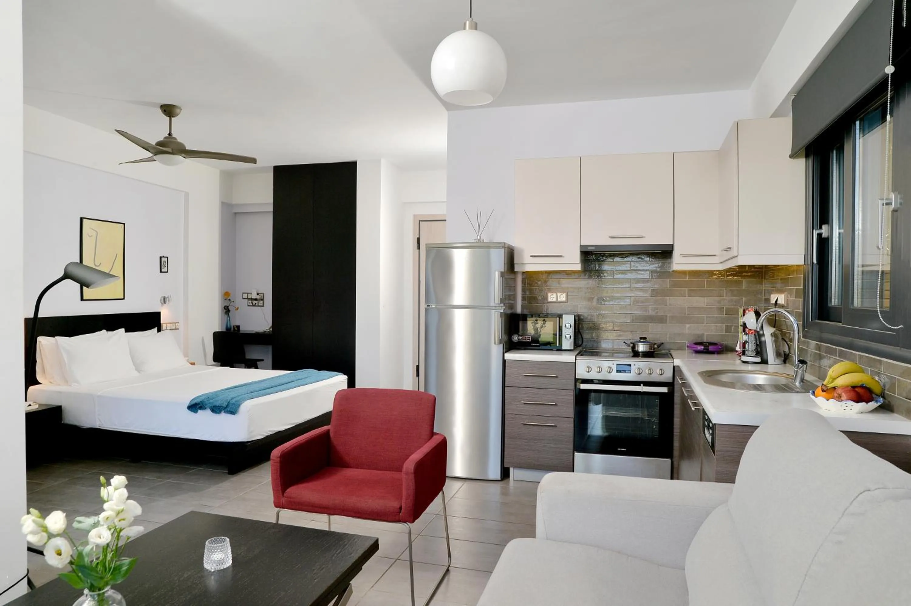 Bed in Seacret Apartments