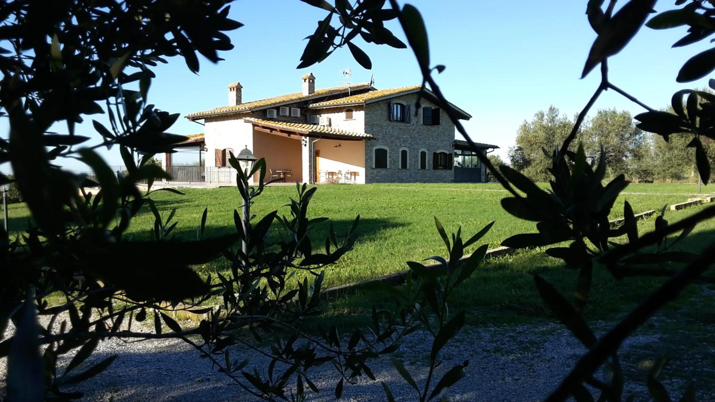 Garden view in Villa Klinai