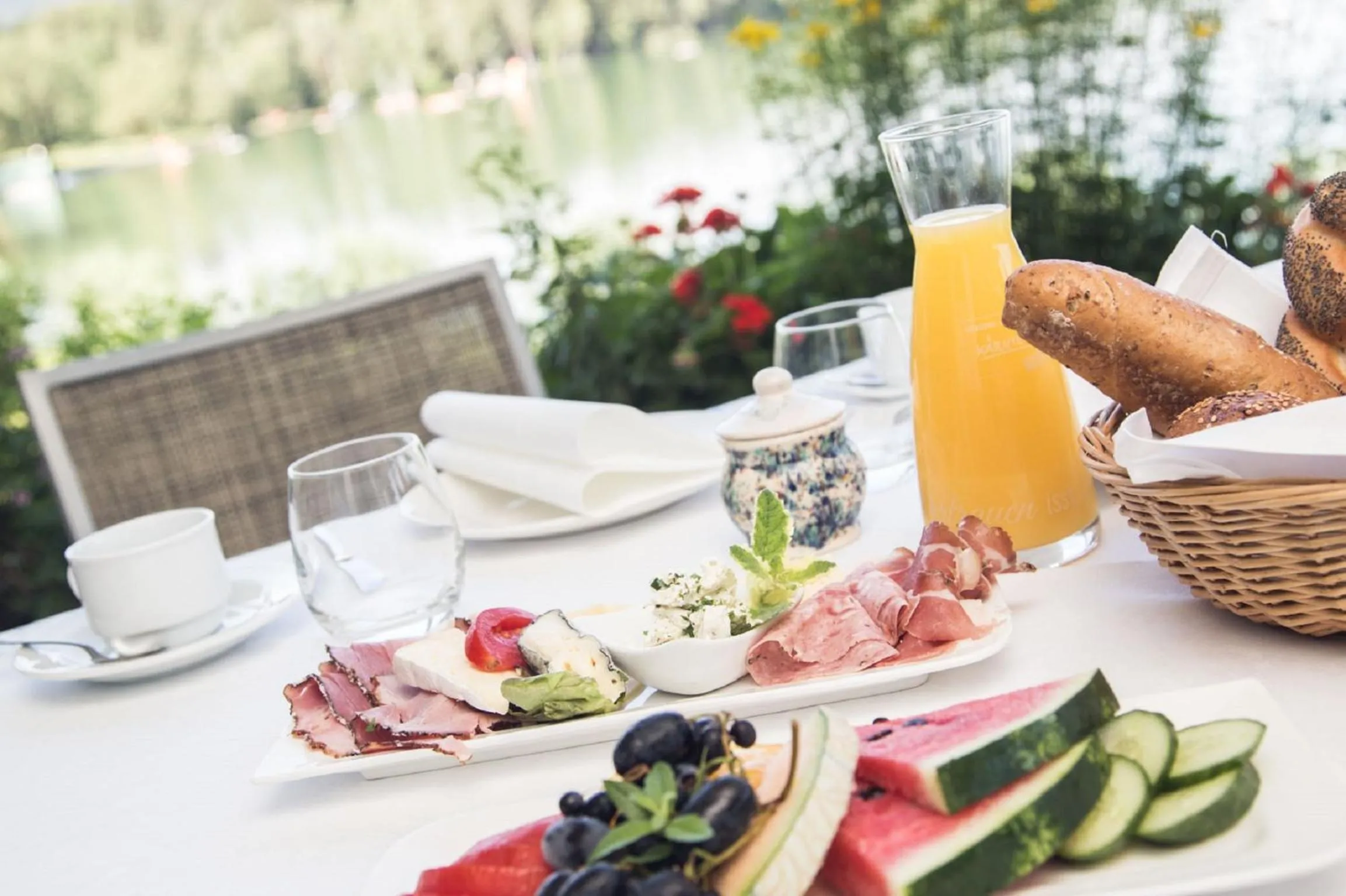 Continental breakfast in Maltschacher Seewirt