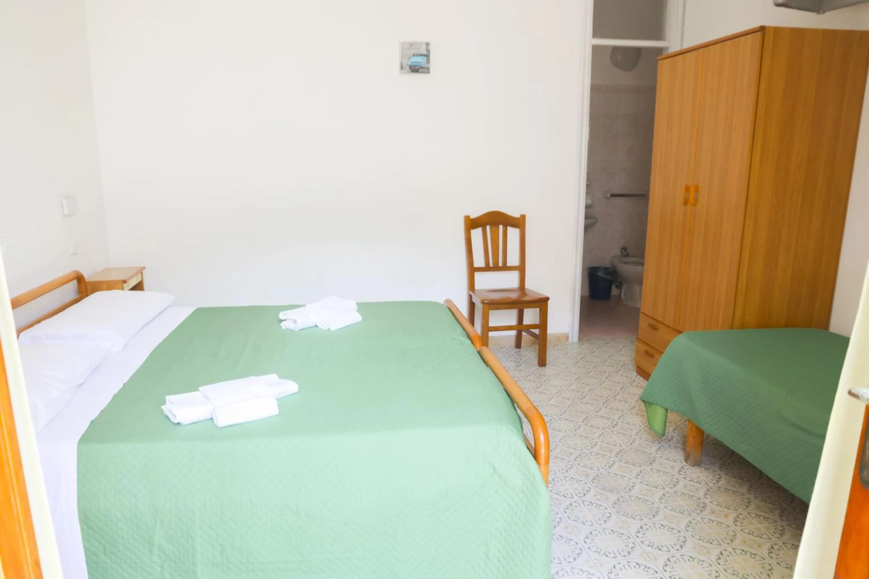 Bed in Hotel Cesotta