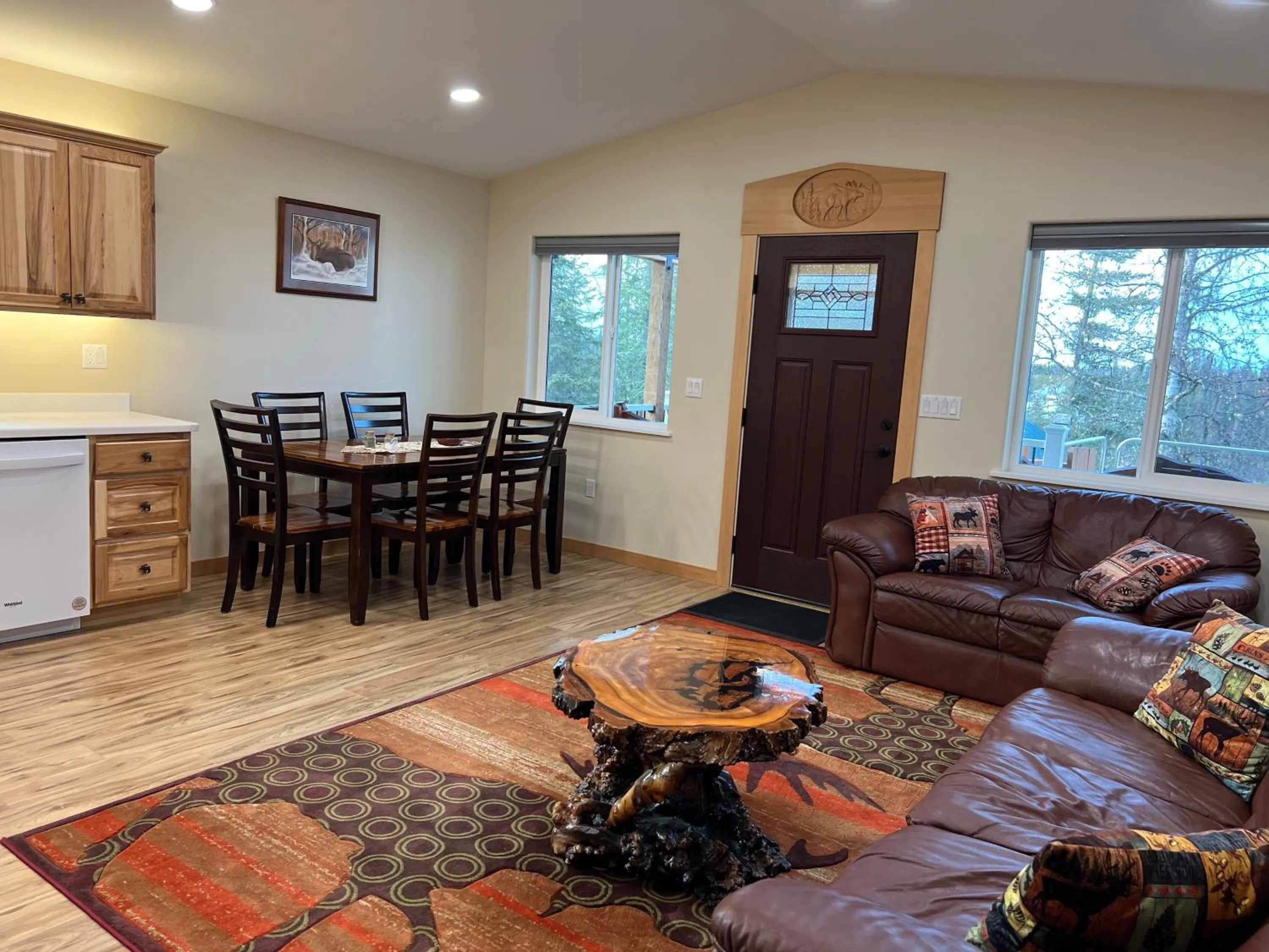 Living room in Eagle's Eye Vacation Rentals