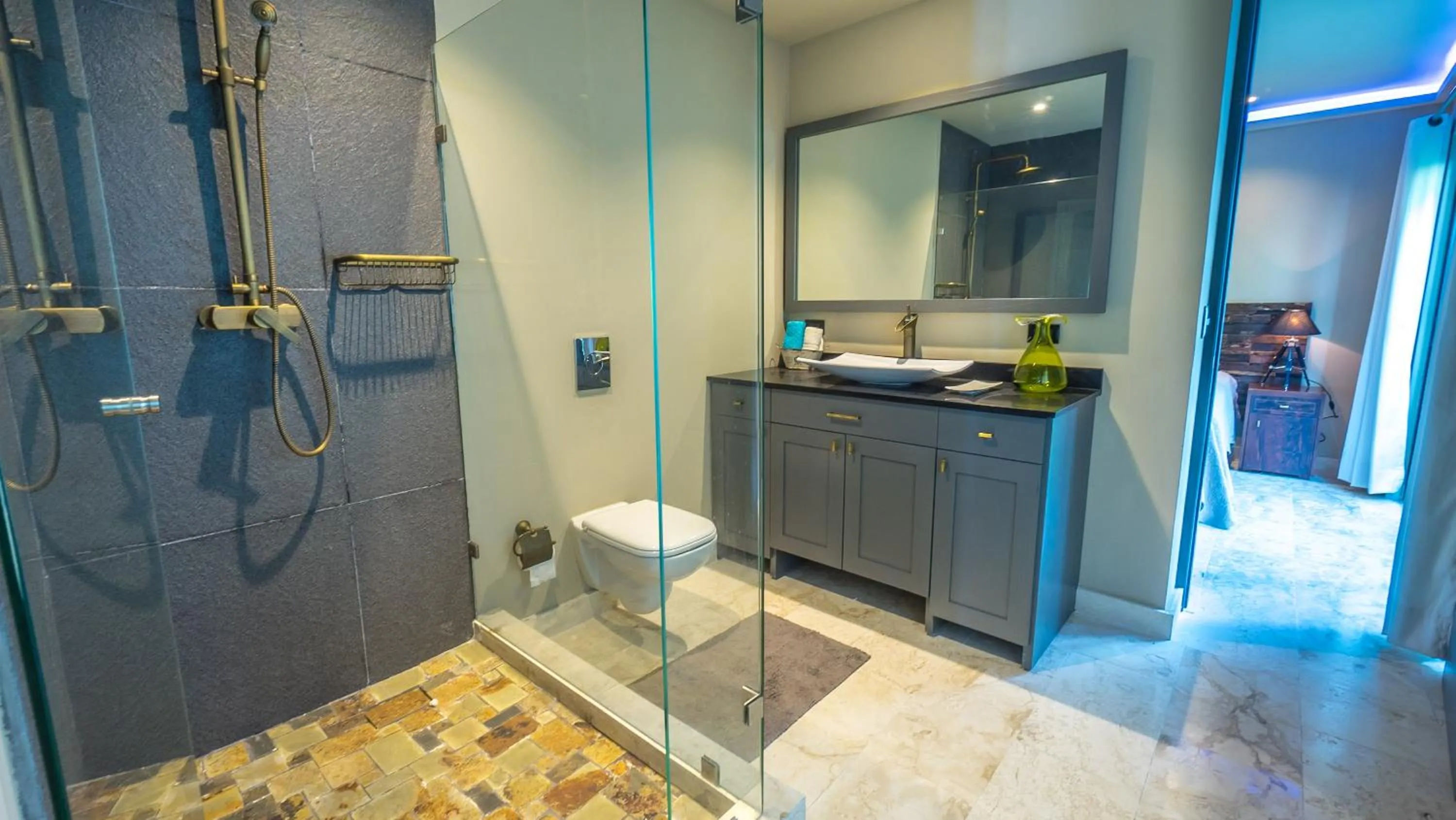 Shower in Lotus Midtown Apartments by BVR