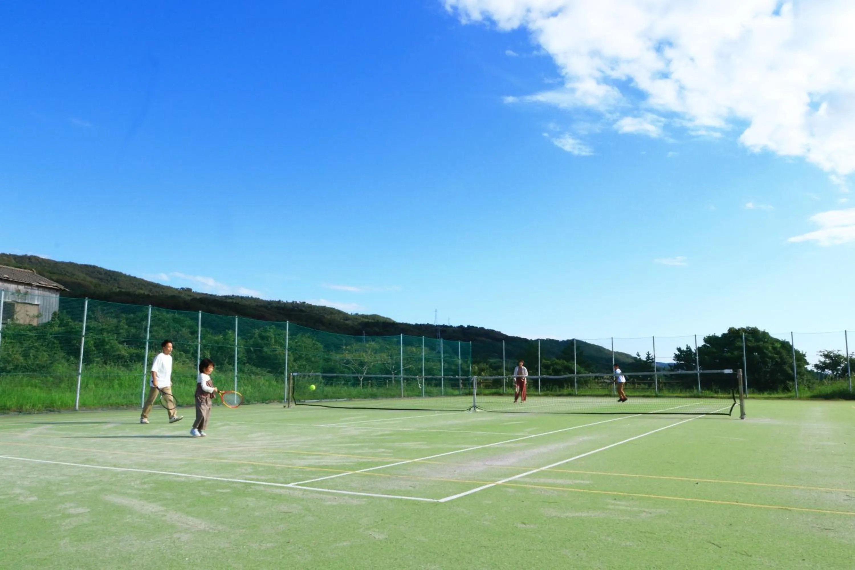 Tennis court, Golf in Hotel Familio Sadoaikawa