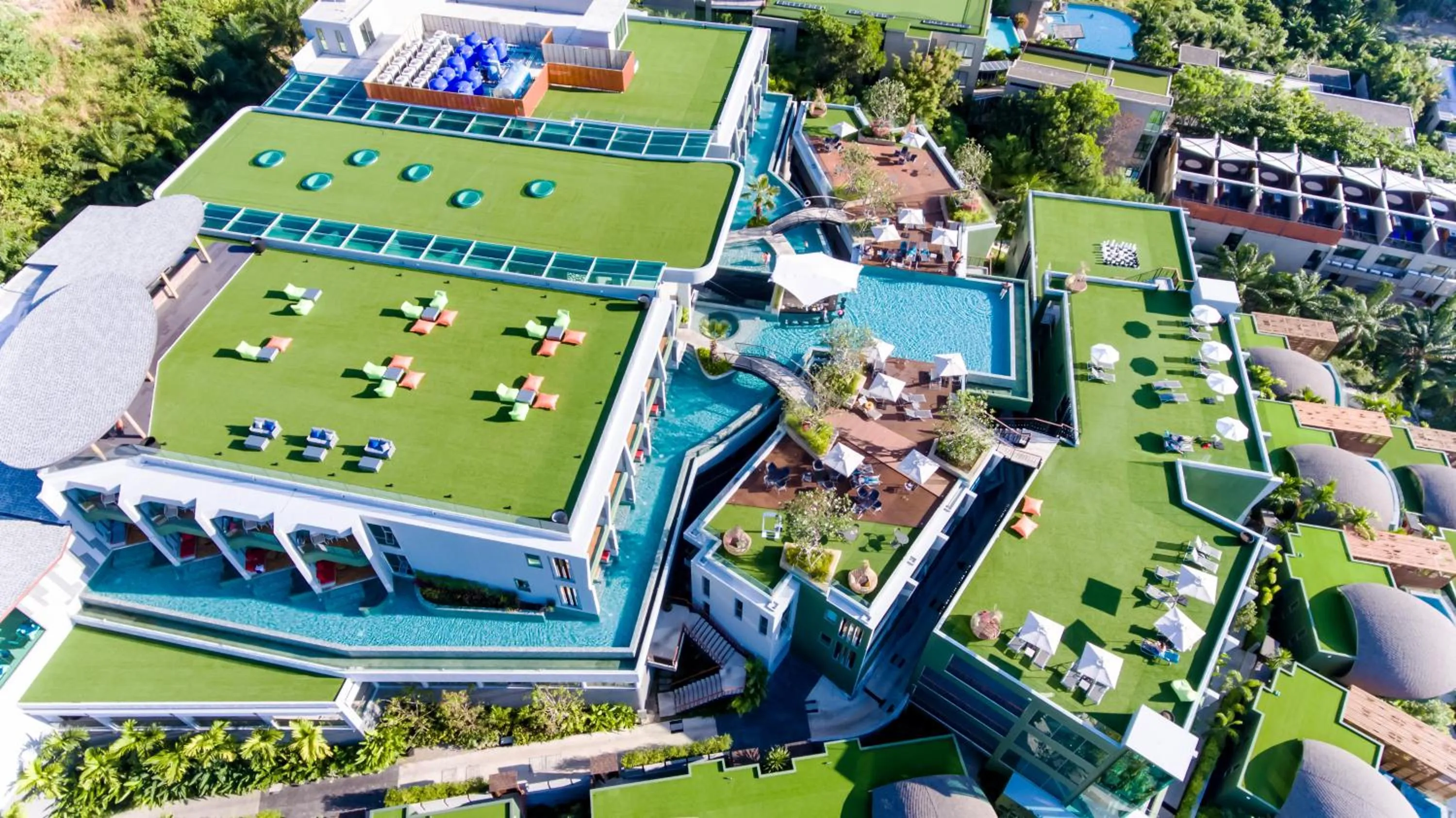 Bird's eye view in Crest Resort & Pool Villas - SHA Extra Plus