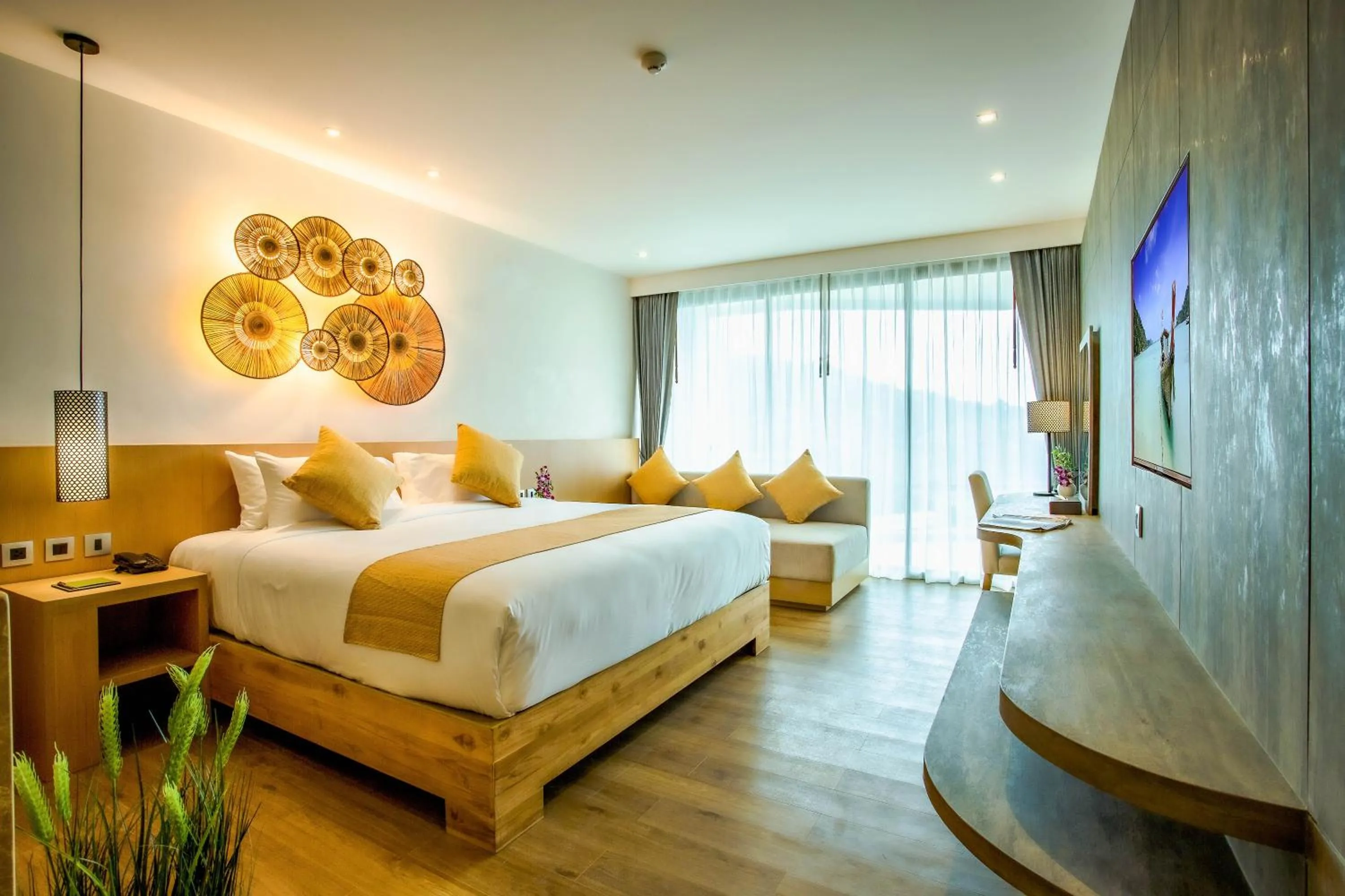 Bed in Crest Resort & Pool Villas - SHA Extra Plus