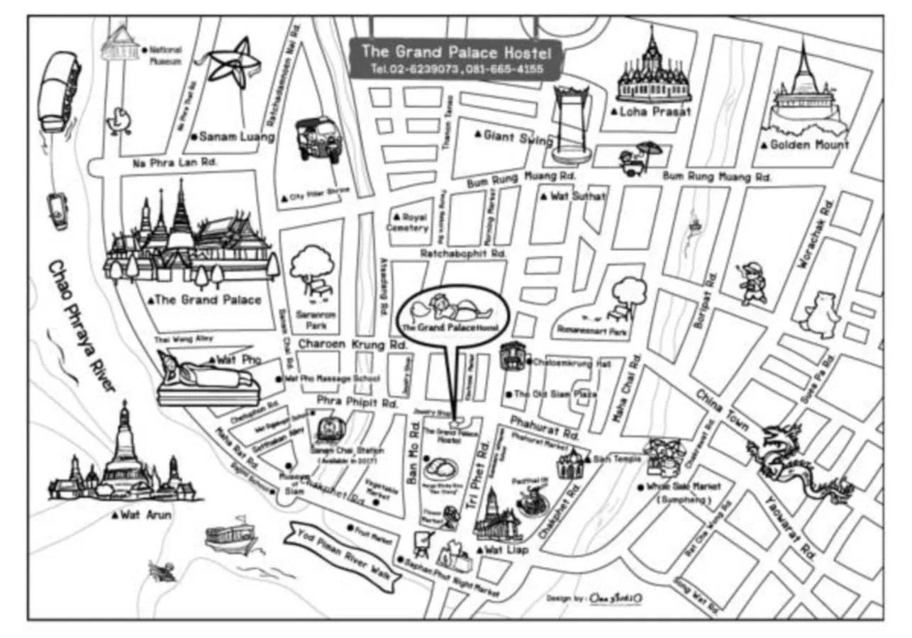 Floor plan in The Grand Palace Hotel