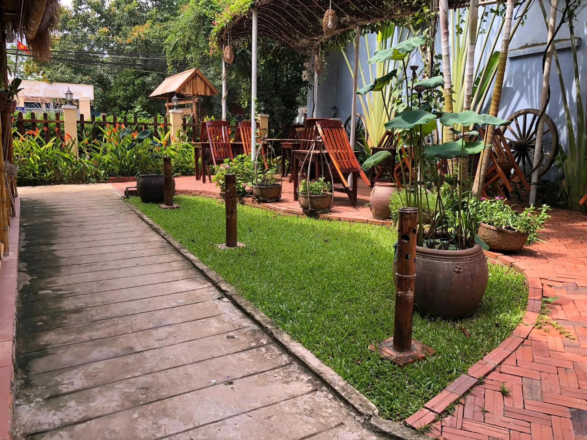 Patio in Tropical Garden Phu Quoc