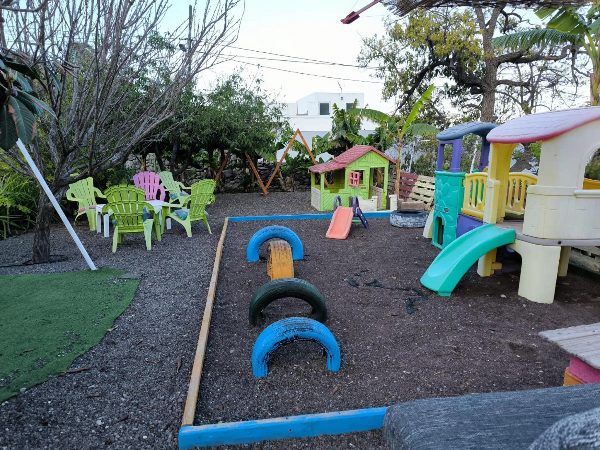 Children play ground in Hotel Rural La Raya 1866