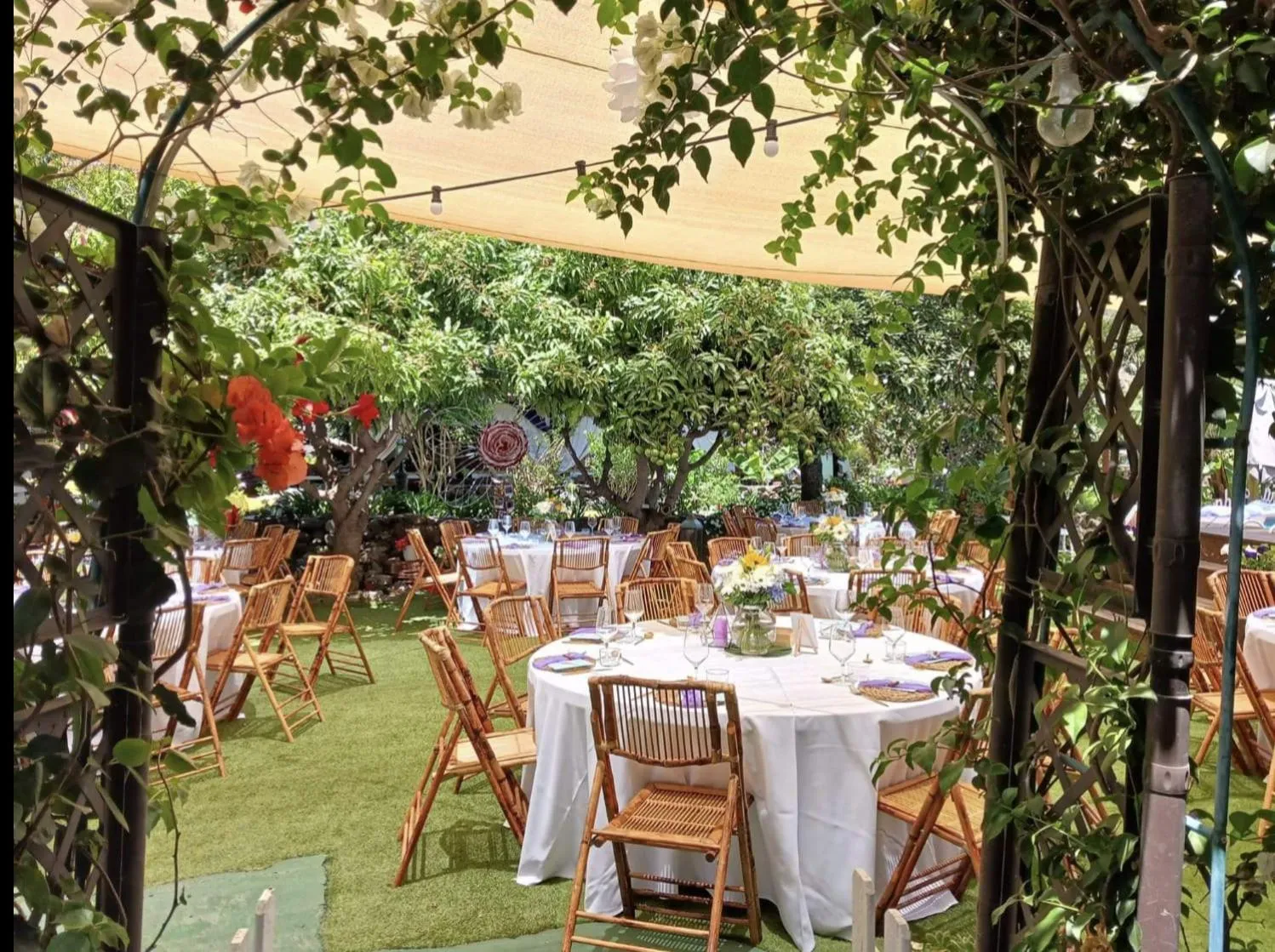 Garden in Hotel Rural La Raya 1866