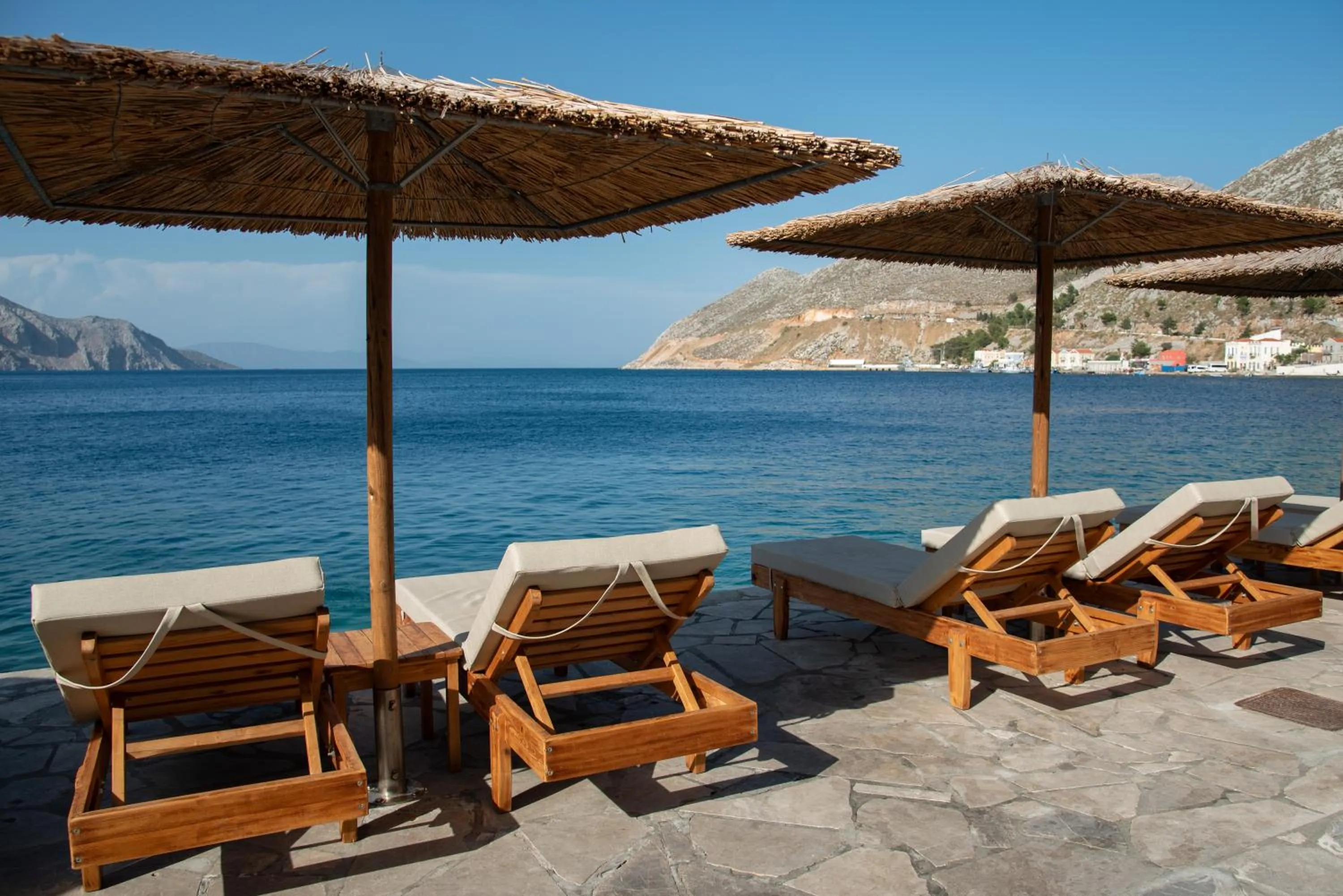 sunbed in Nireus Hotel