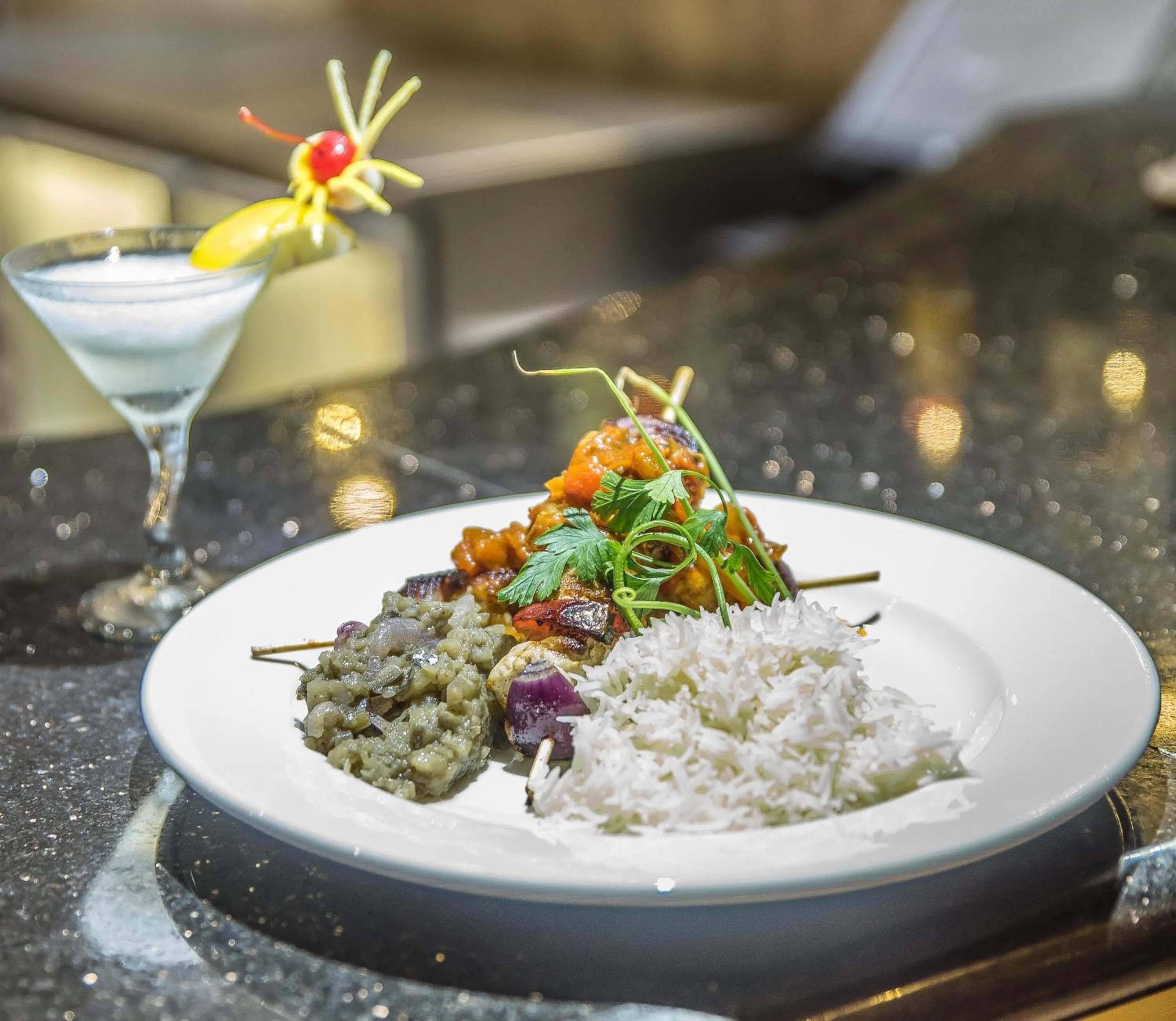 Food close-up in Oasis Hotel Restaurant & Spa