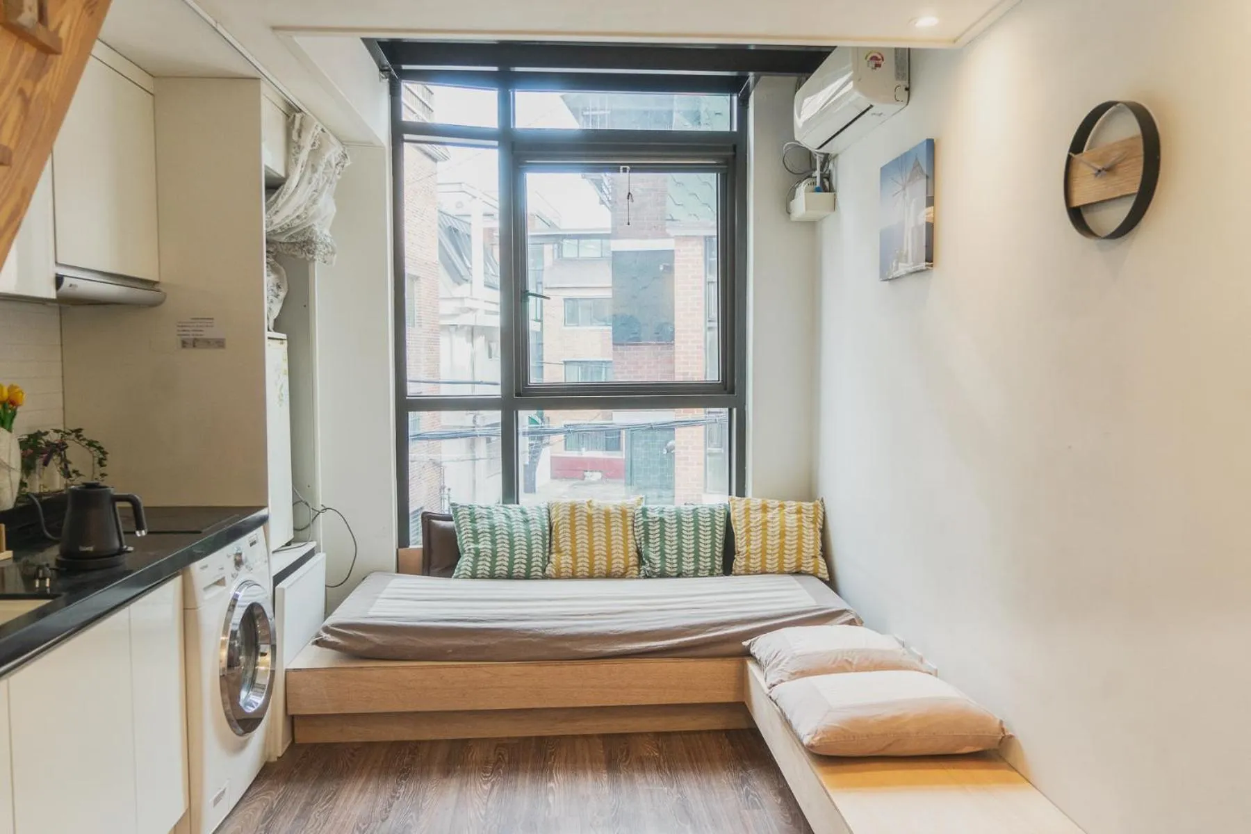 Bed in Myeongdong Artmonstay