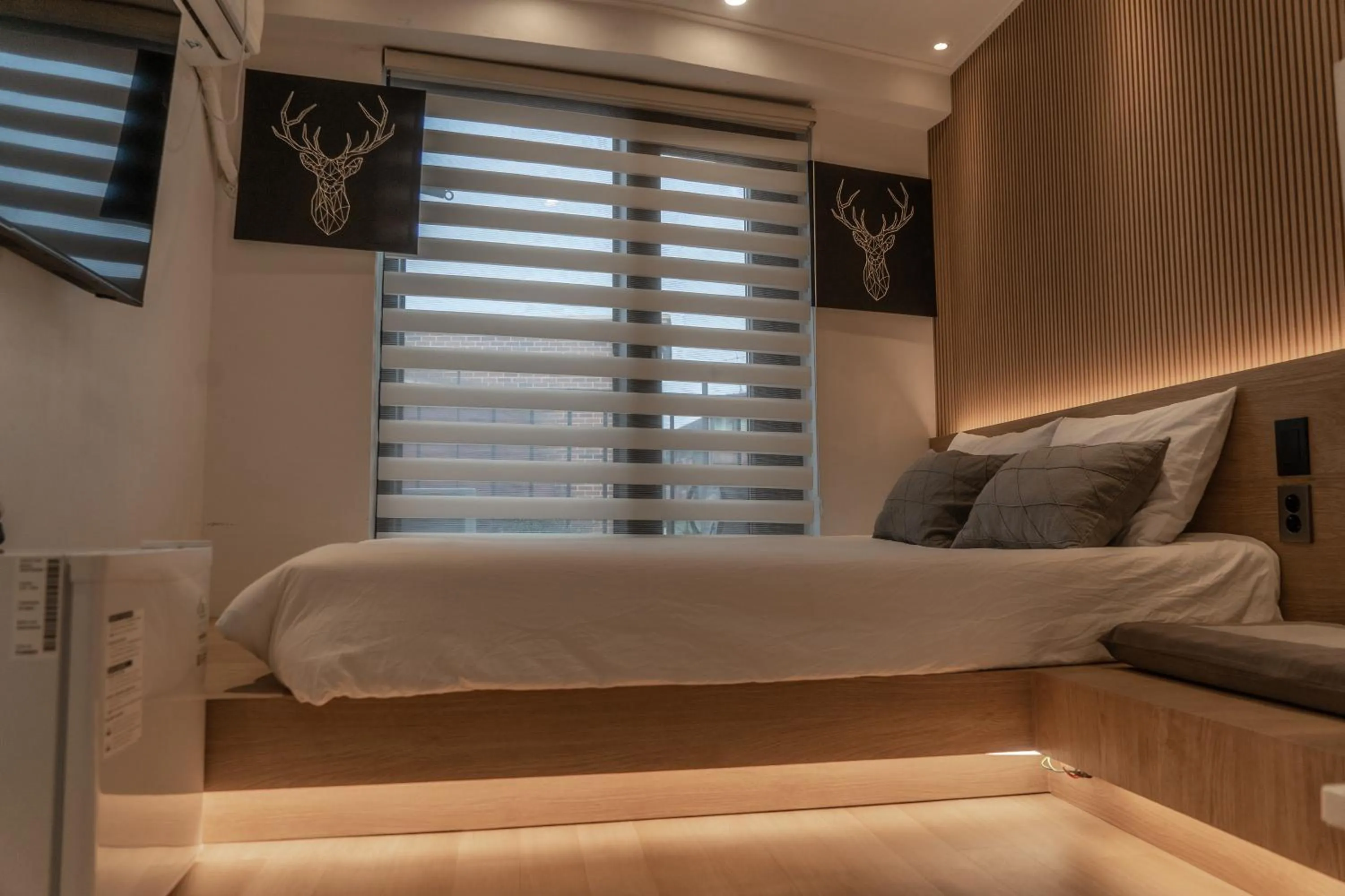 Bed in Myeongdong Artmonstay